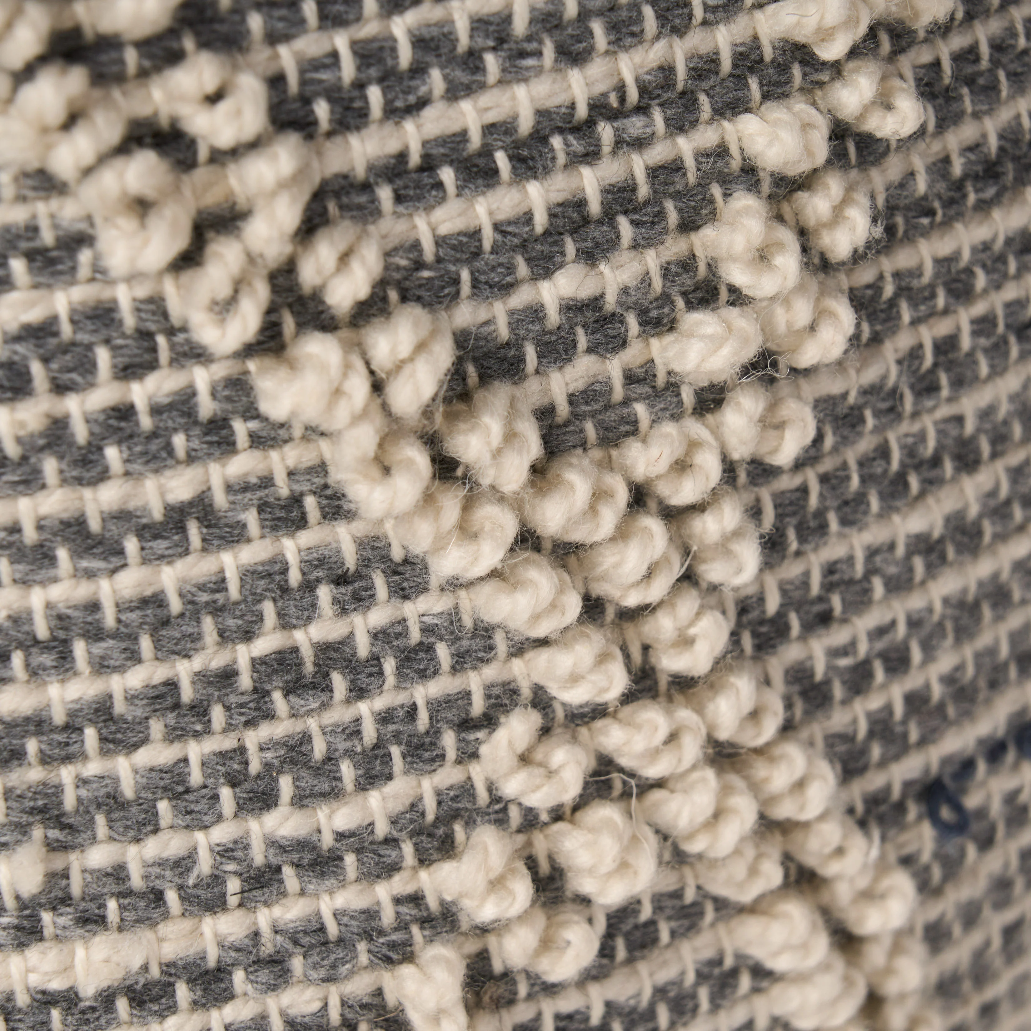 Dereka Contemporary Handcrafted Faux Yarn Pouf - furnishings