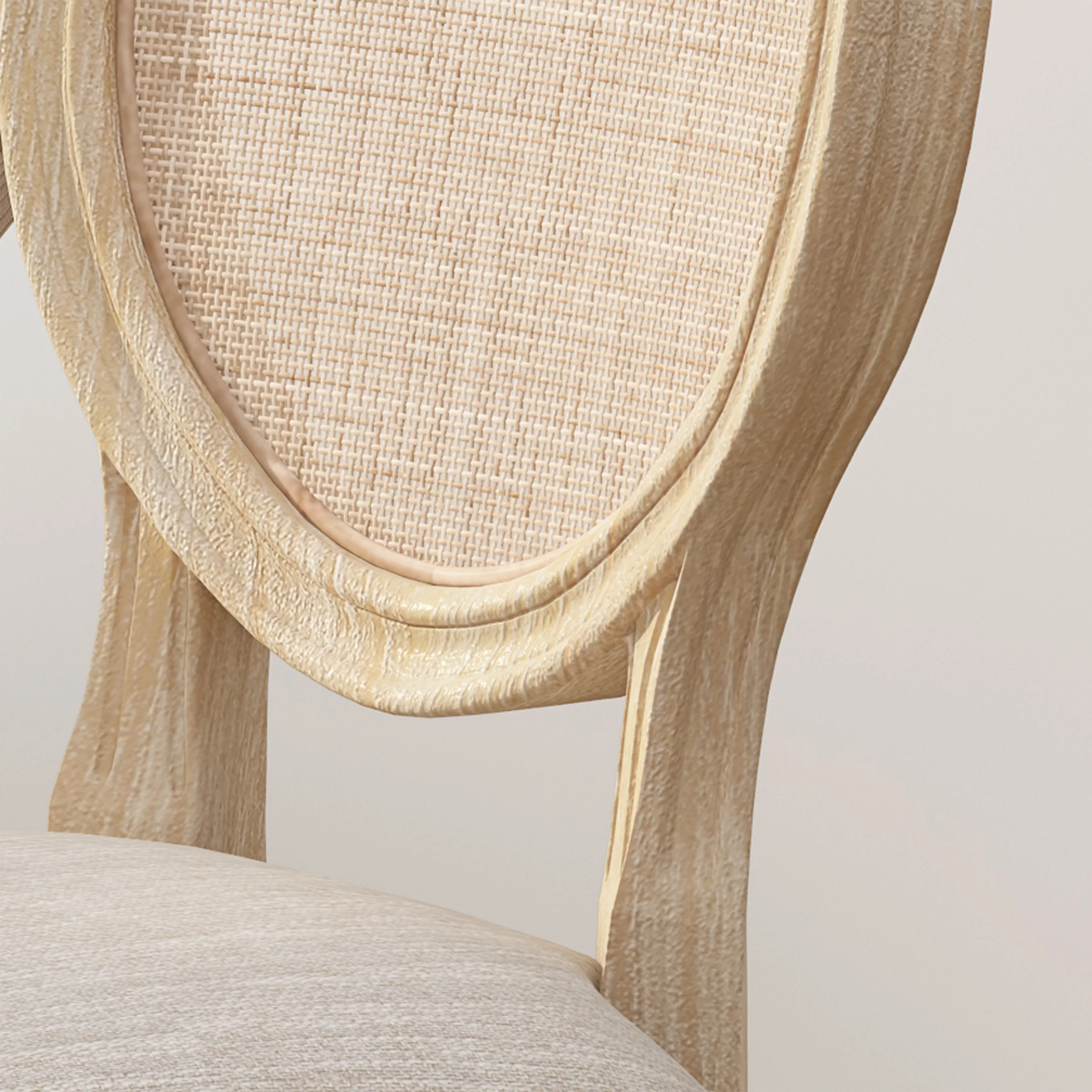 Camilo Oval Cane Back French Style Dining Chair (Set of 2) - furnishings