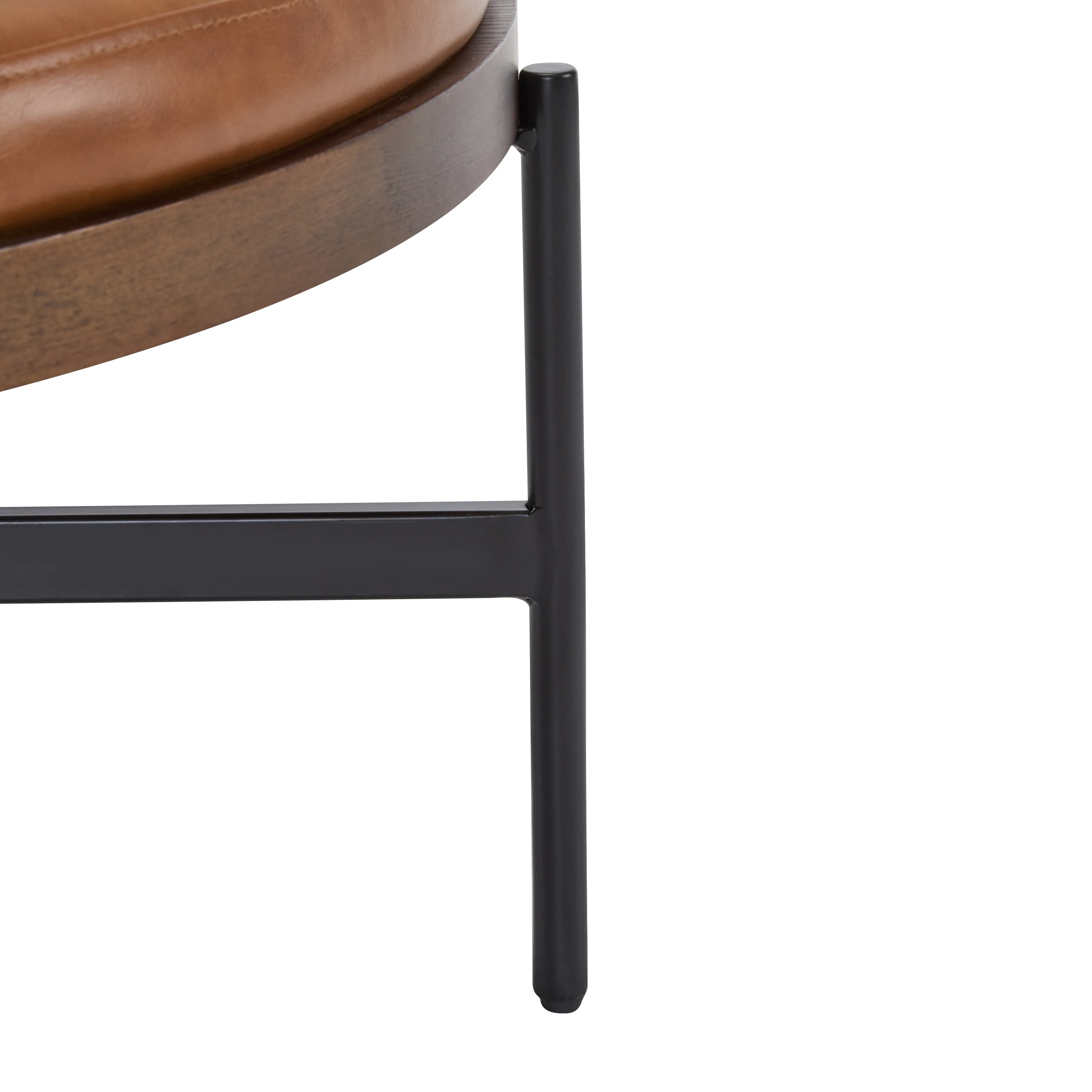 Lyricie Modern Round Ottoman Bench Table - furnishings