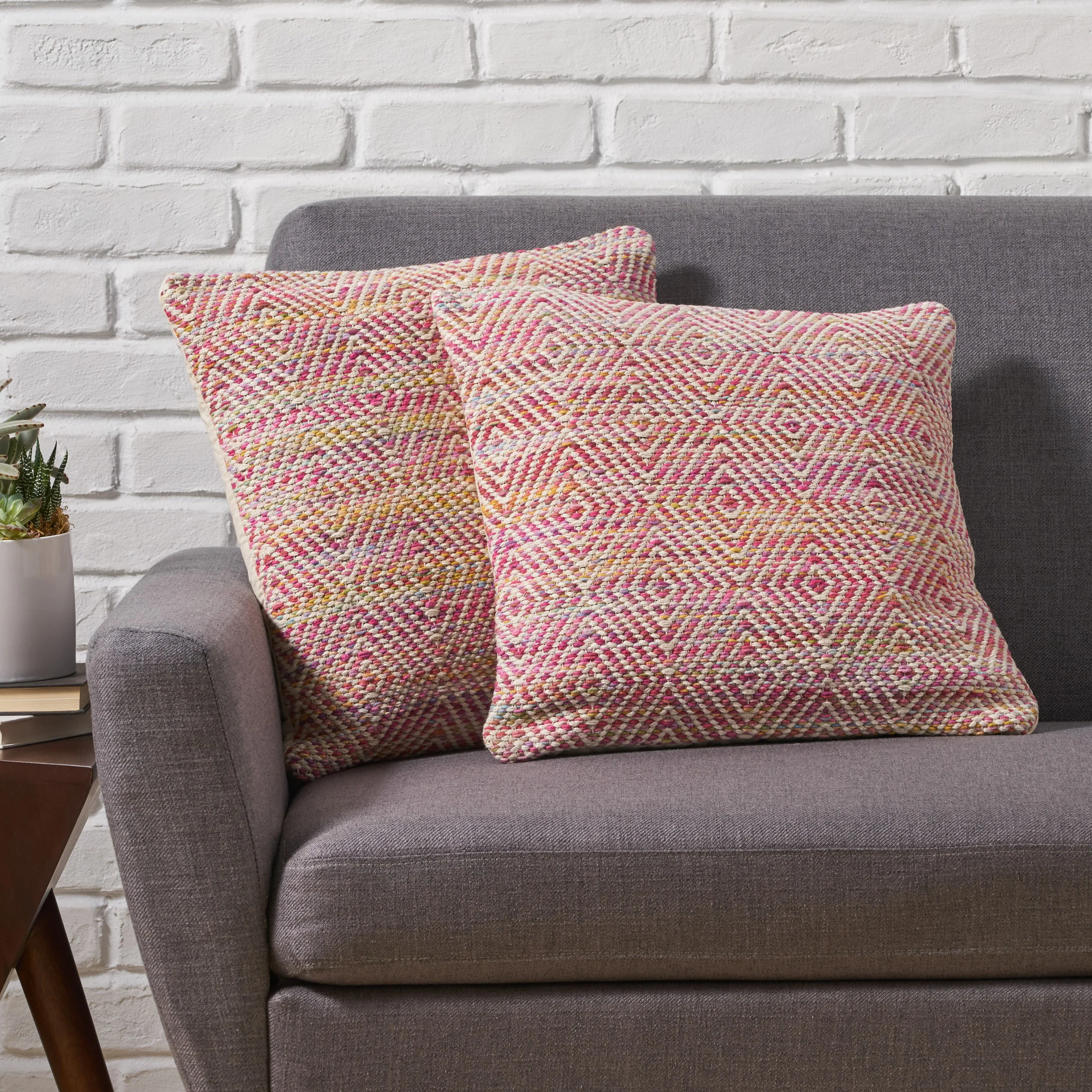 Kristal Boho Cotton Pillow Cover (Set of 2) - furnishings