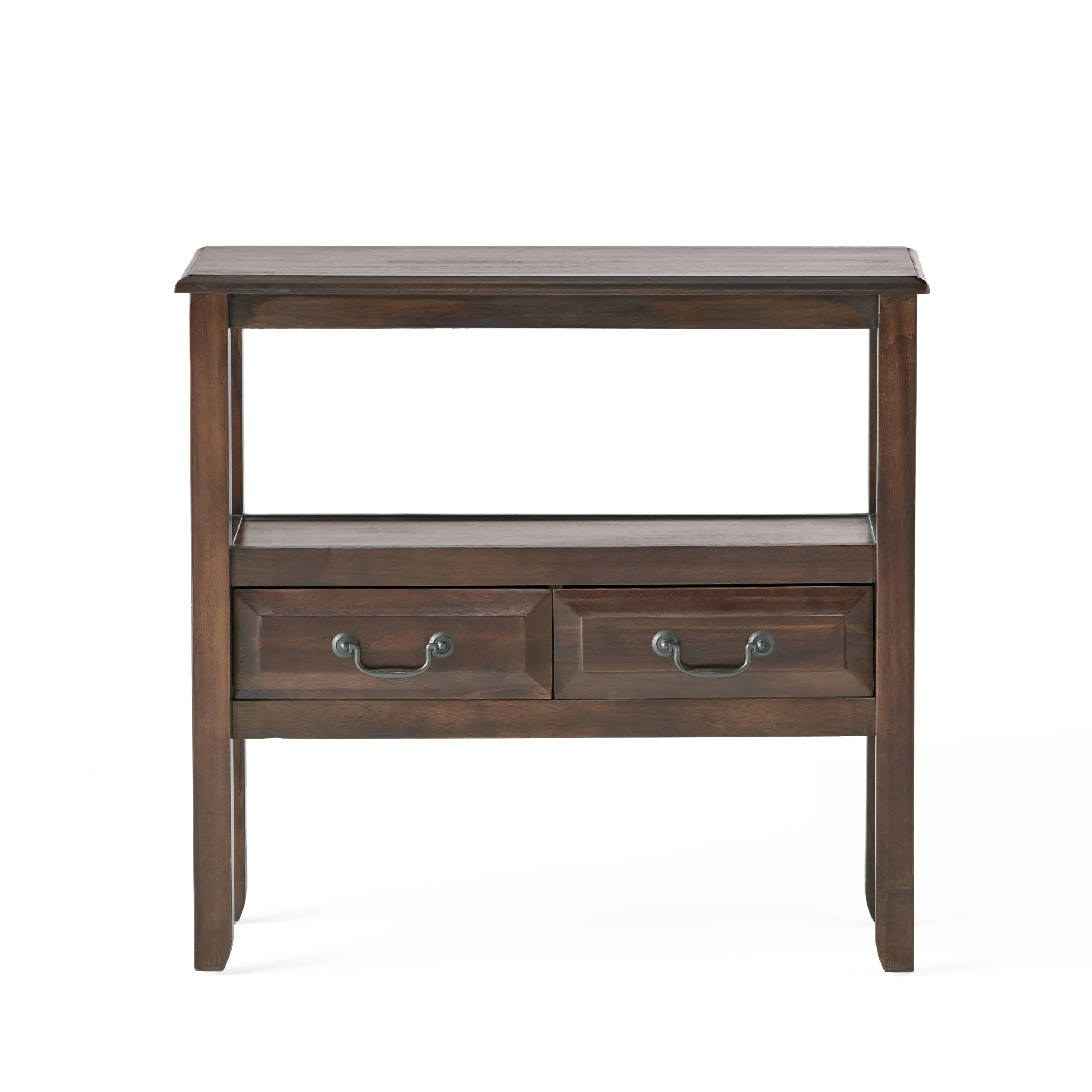 Noah Brown Mahogany Wood Accent Table - furnishings
