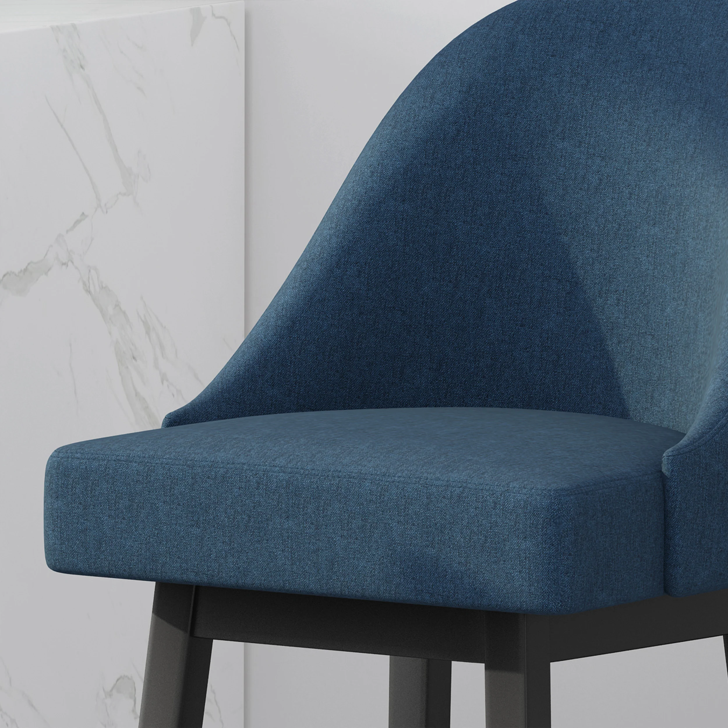 Andriel Modern Upholstered Swivel Bar Stool - furnishings