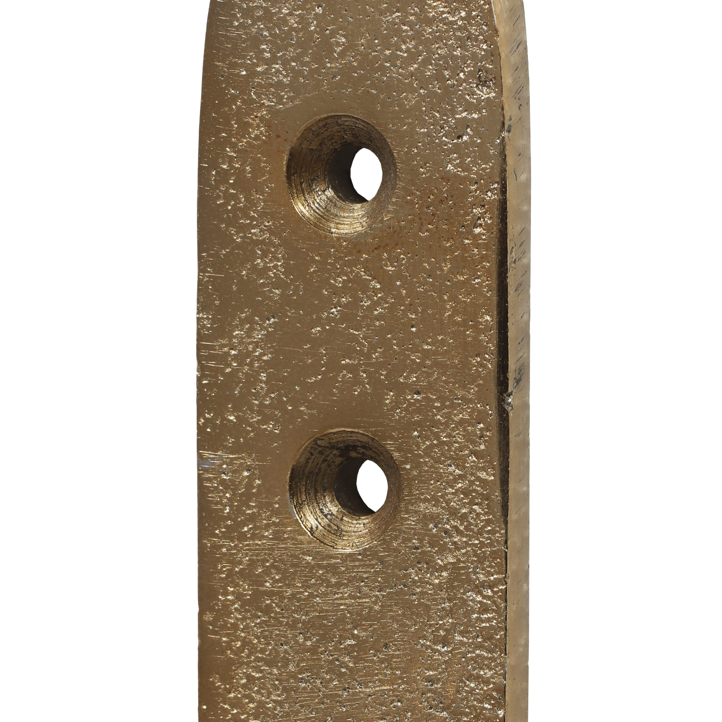 Denison Handmade Aluminum Hand Gesture Coat Hooks (Set of 3), Raw Gold - furnishings