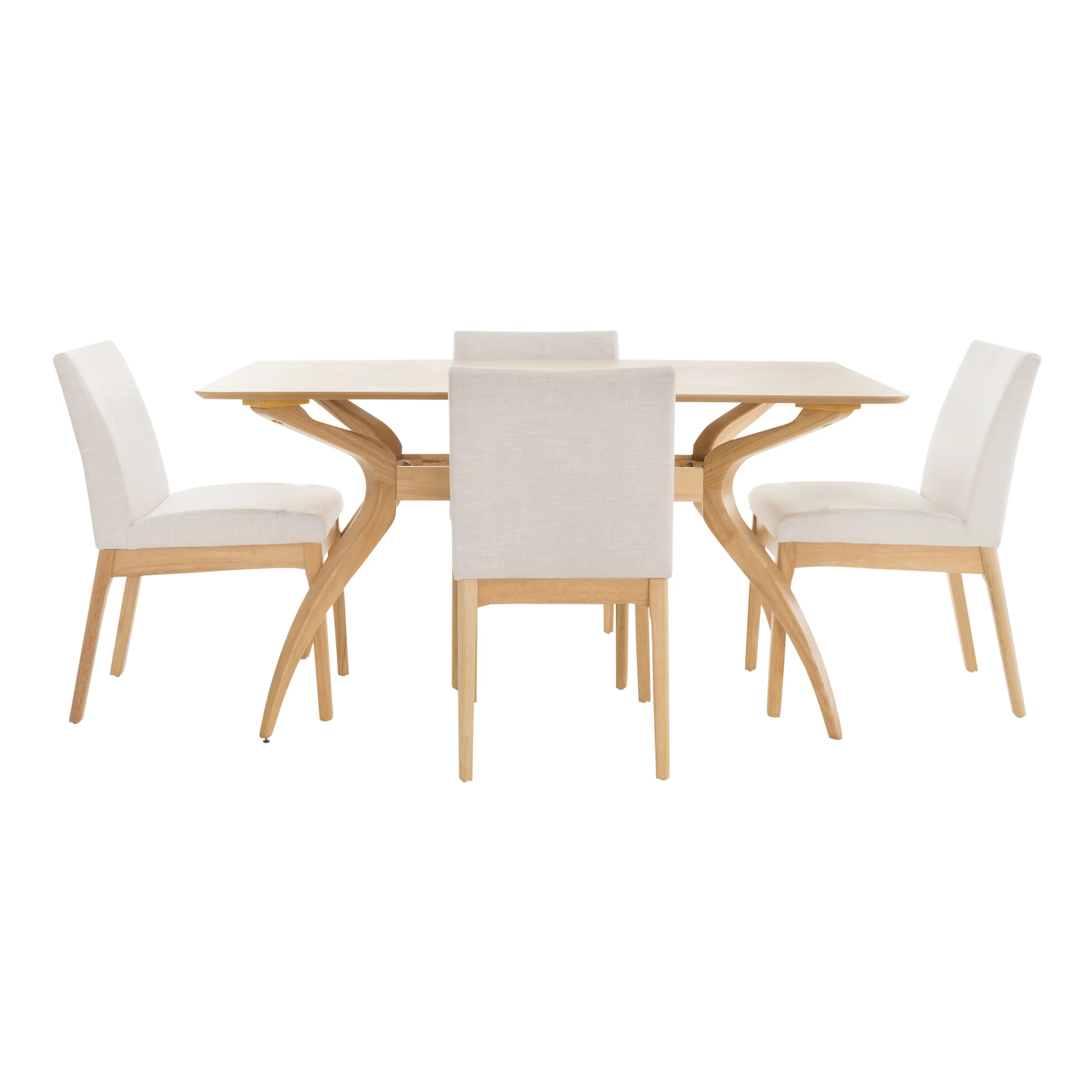 Katherine Mid-Century Modern 5 Piece Dining Set - furnishings