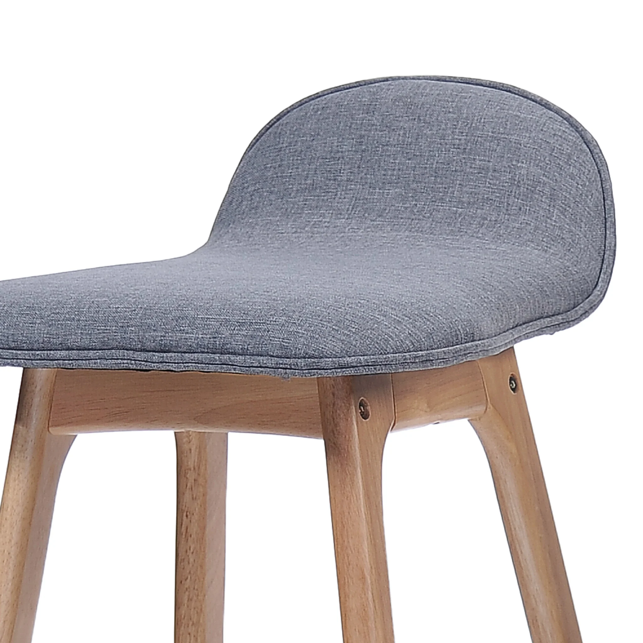 Tolle 29-Inch Mid-Century Design Low Back Fabric Bar Chair (Set of 2) - furnishings