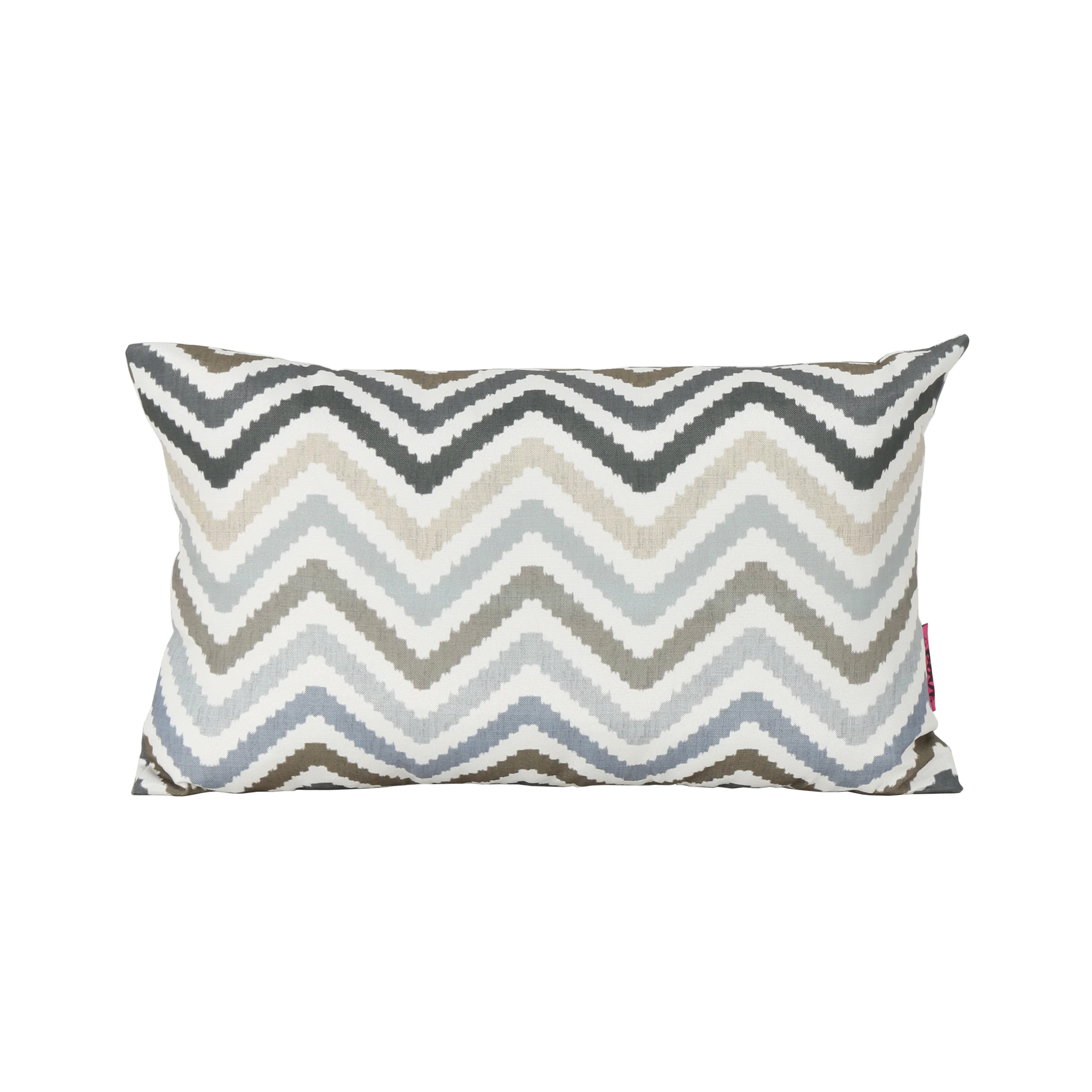 Kimpton Outdoor Zig Zag Striped Water Resistant Tasseled Square and Rectangular Throw Pillows (Set of 4) - furnishings