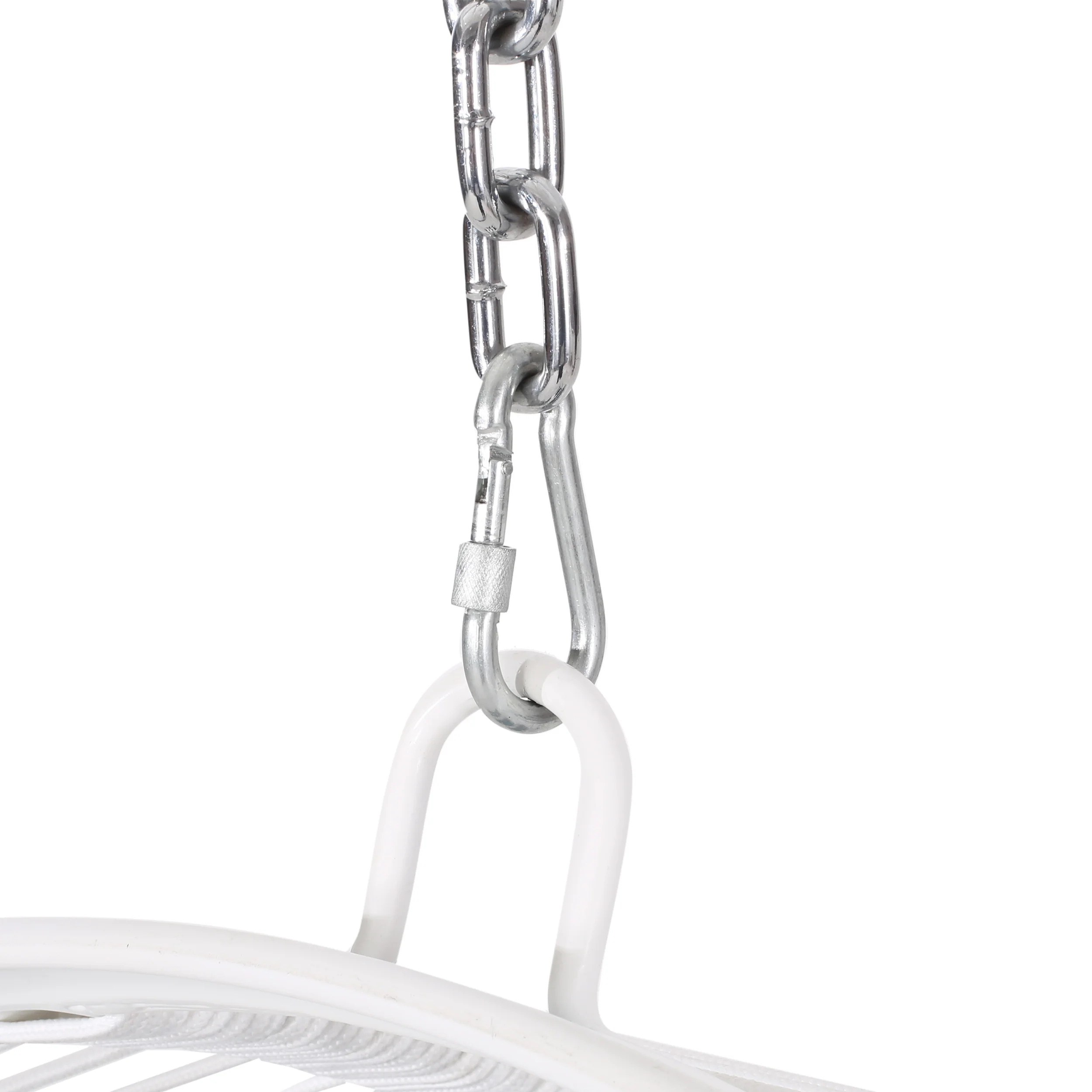 Therese Indoor/Outdoor Rope Weave Hanging Chair with 8 Foot Chain (NO STAND) - furnishings