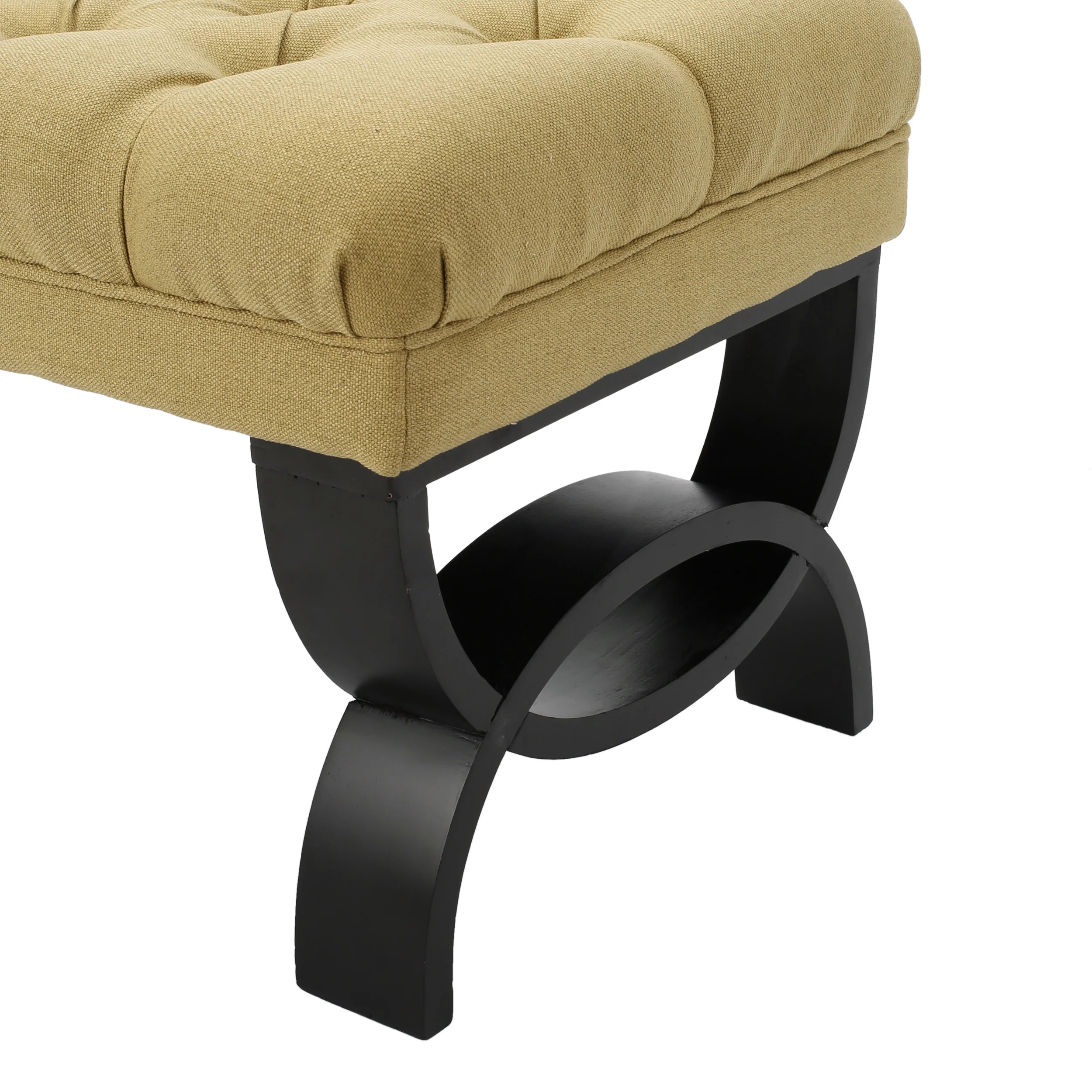Reddington Tufted Fabric Ottoman Bench - furnishings