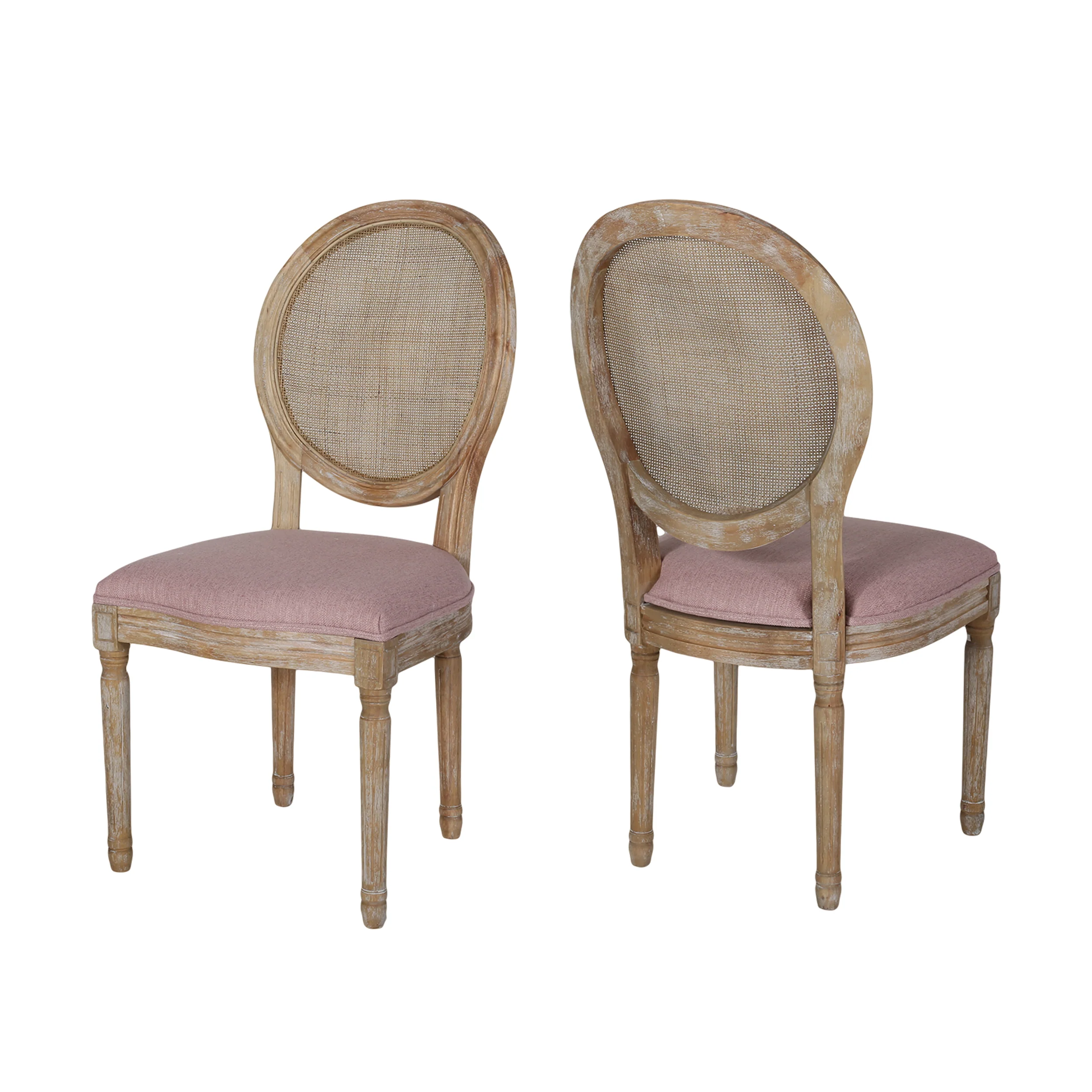 Camilo Oval Cane Back French Style Dining Chair (Set of 2) - furnishings