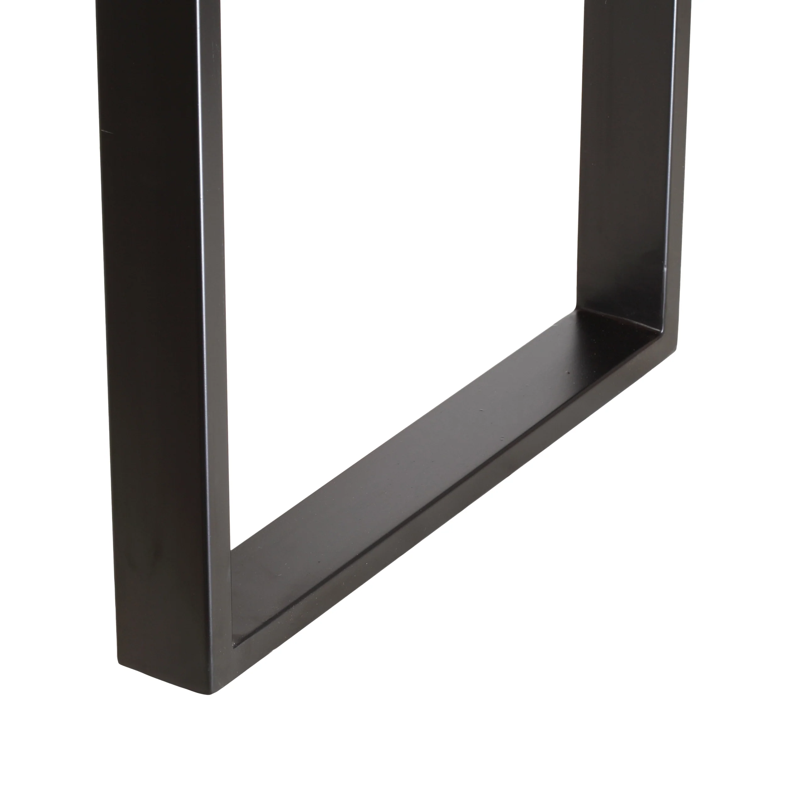 Pullen Modern Industrial Acacia Wood and Iron Dining Table, Natural and Black - furnishings