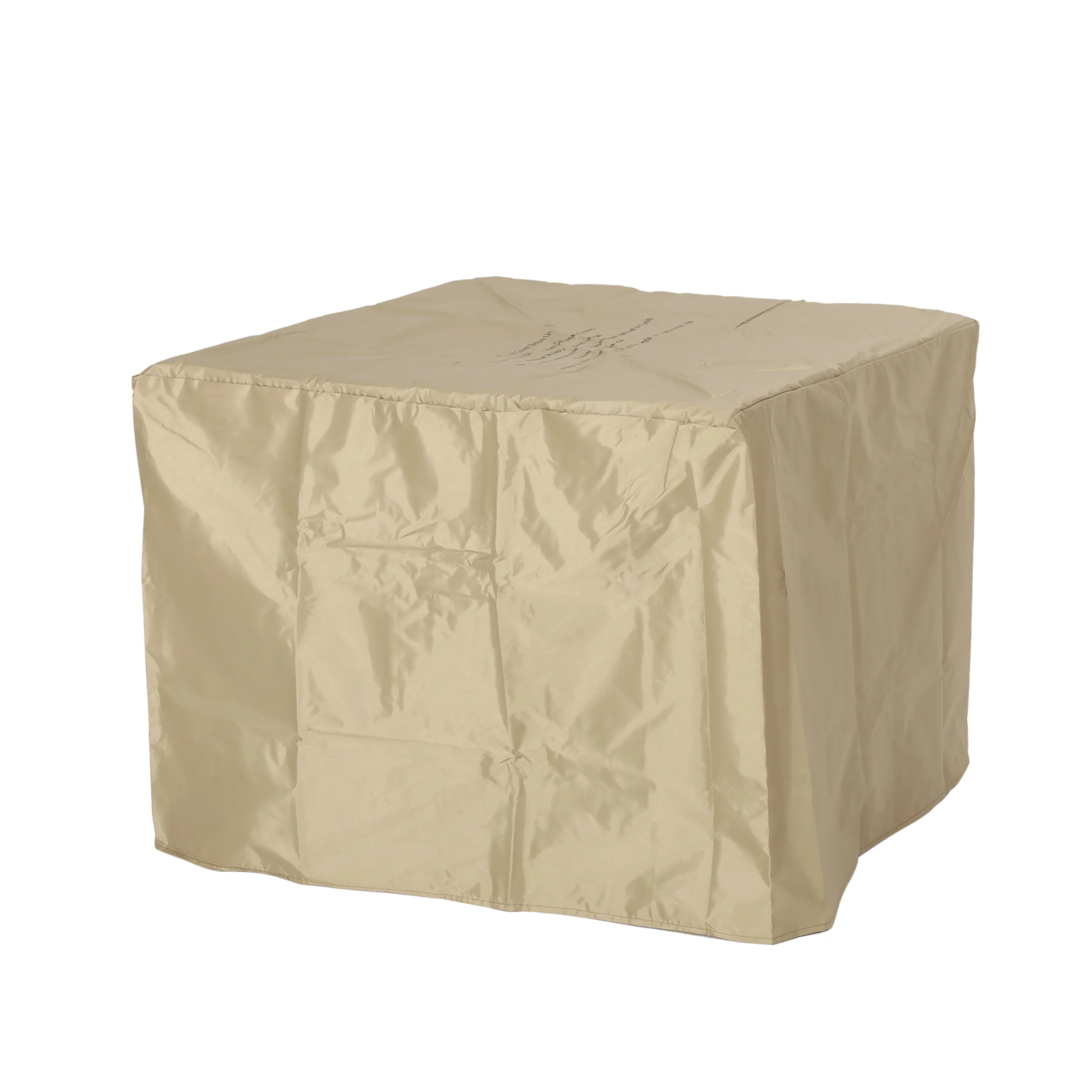 Steinaker Outdoor 40,000 BTU Lightweight Concrete Square Fire Pit - furnishings