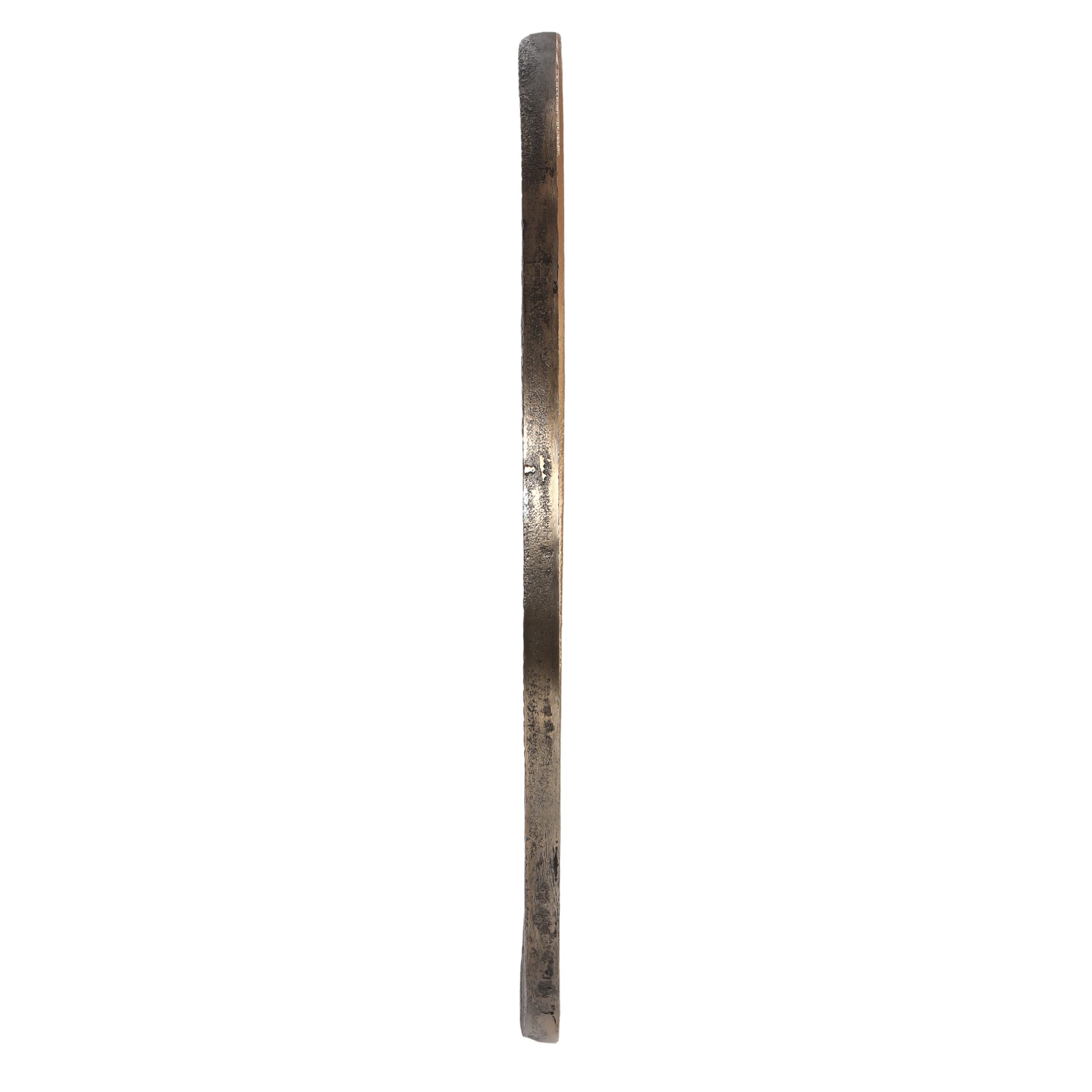 Jardin Handmade Aluminum Plate Wall Decor, Brass Antique - furnishings