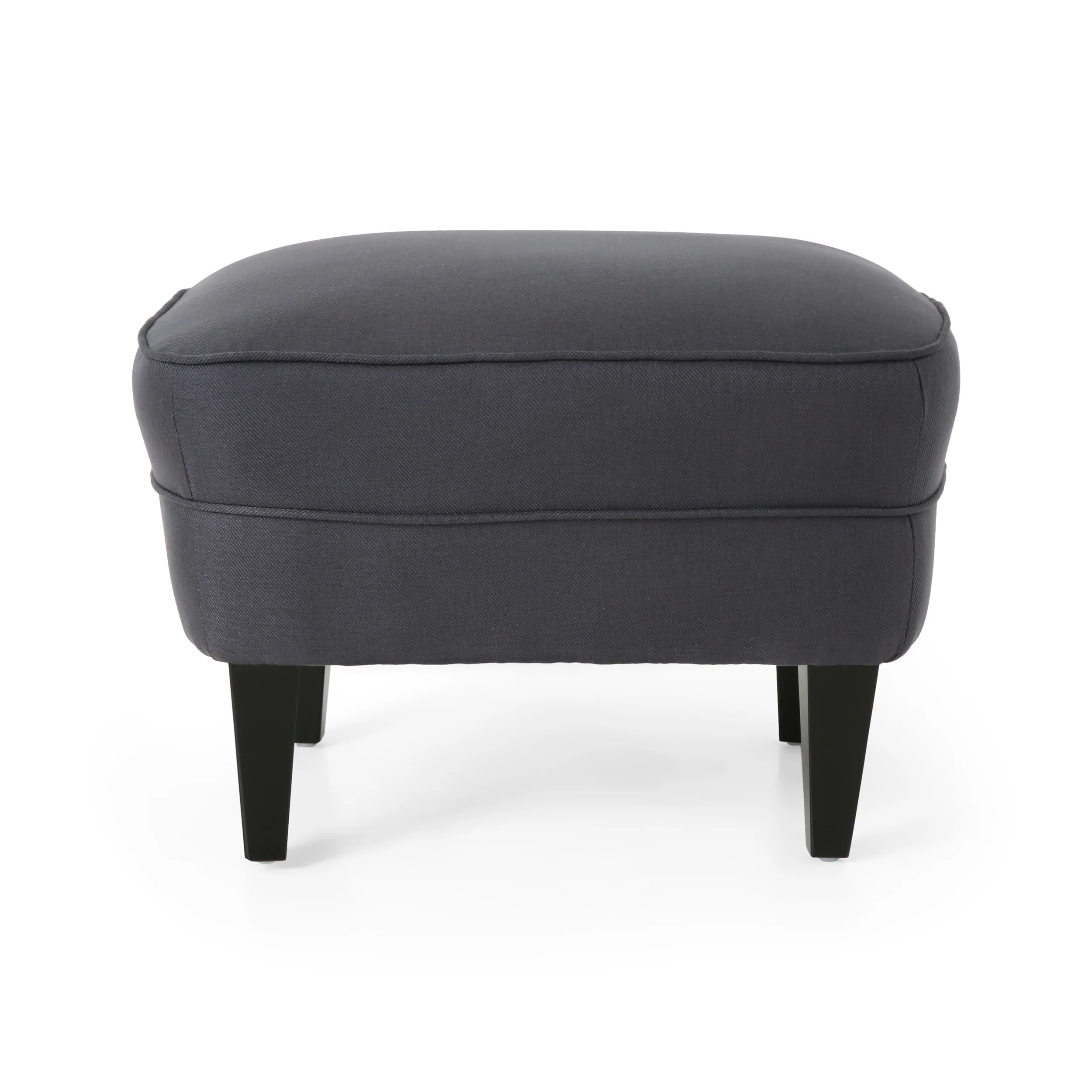 Jaxen Contemporary Tufted Fabric Club Chair and Ottoman Set - furnishings
