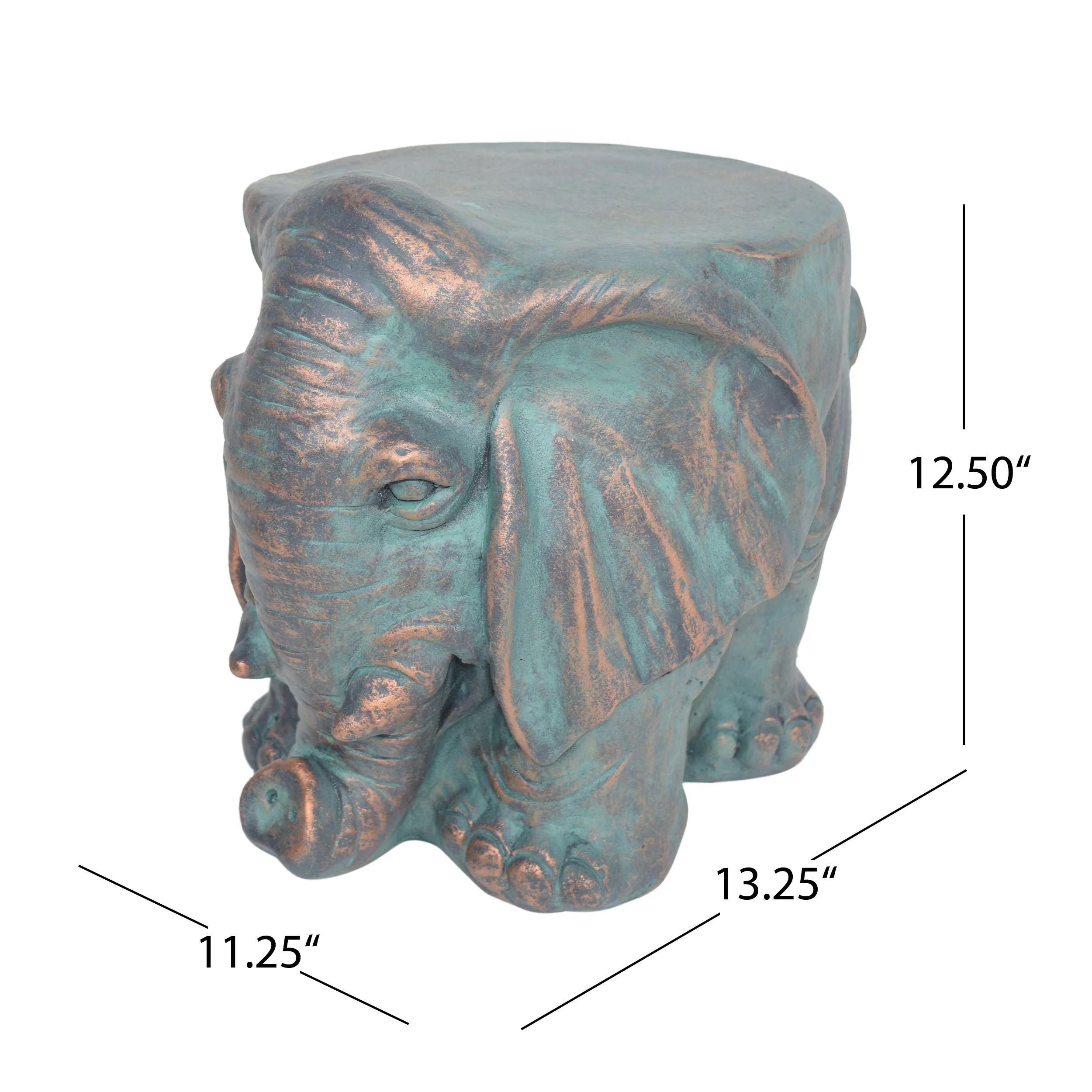 Salome Elephant Garden Stool - furnishings