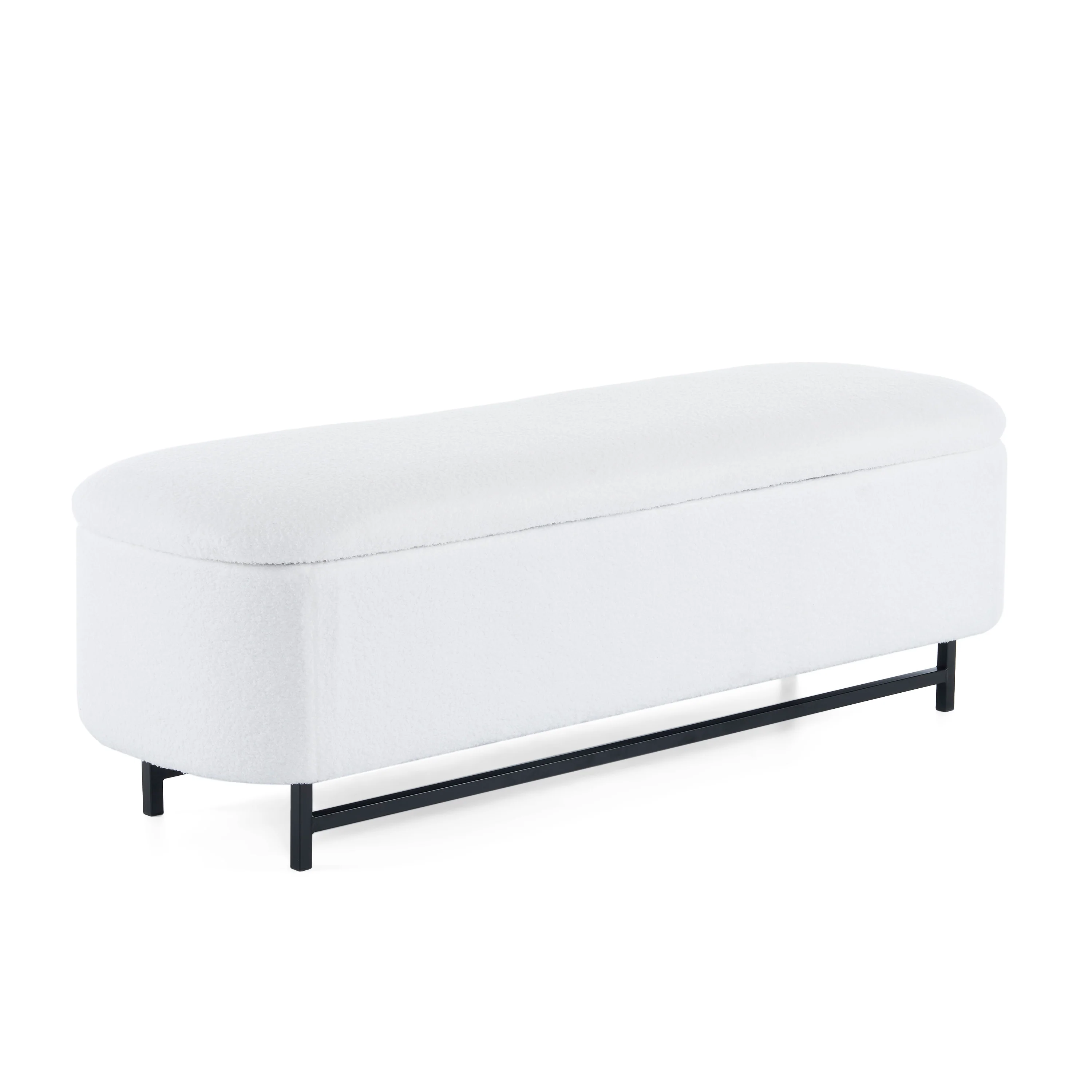 Elowene Fabric Storage Ottoman Bench - furnishings