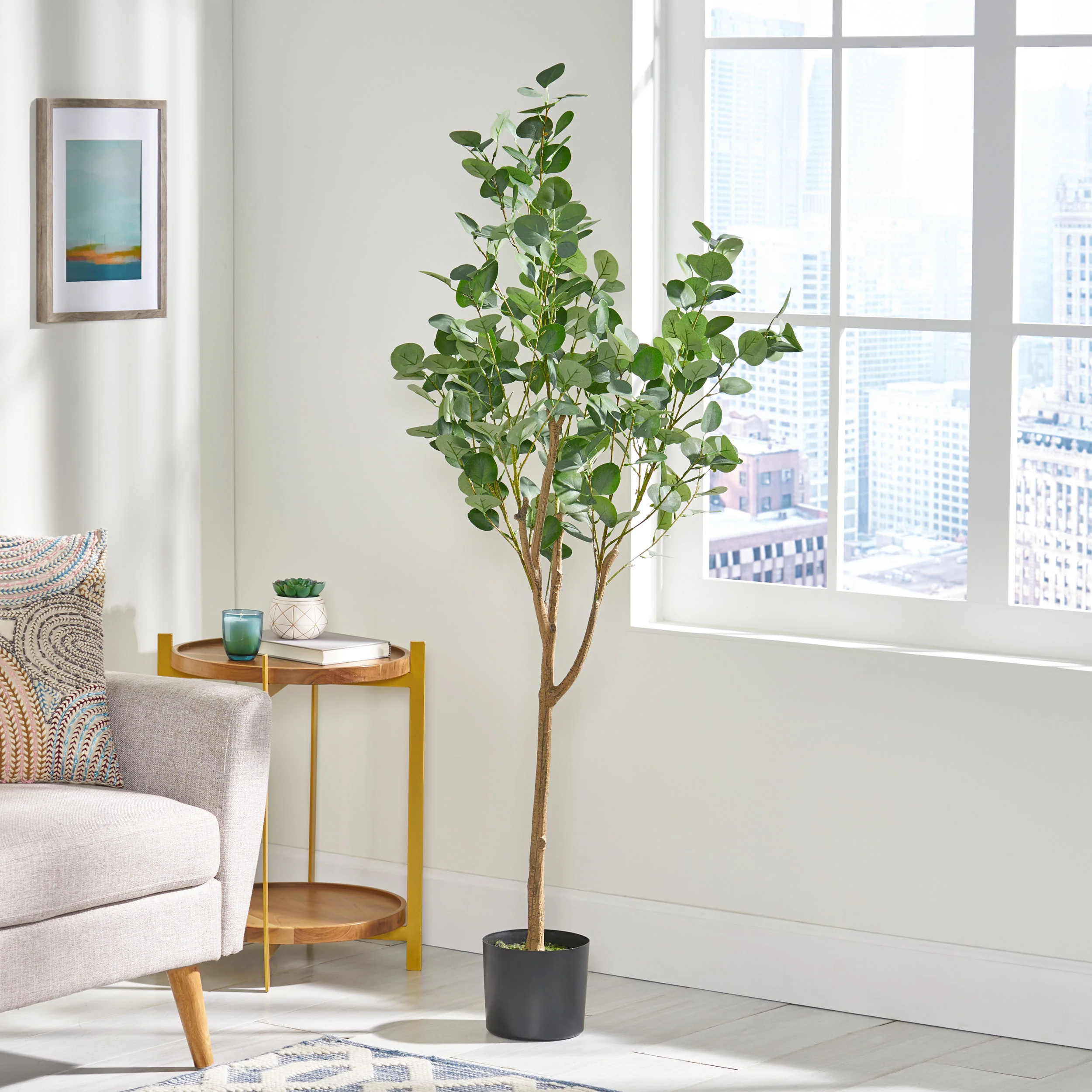 Davos Artificial Eucalyptus Tree - furnishings