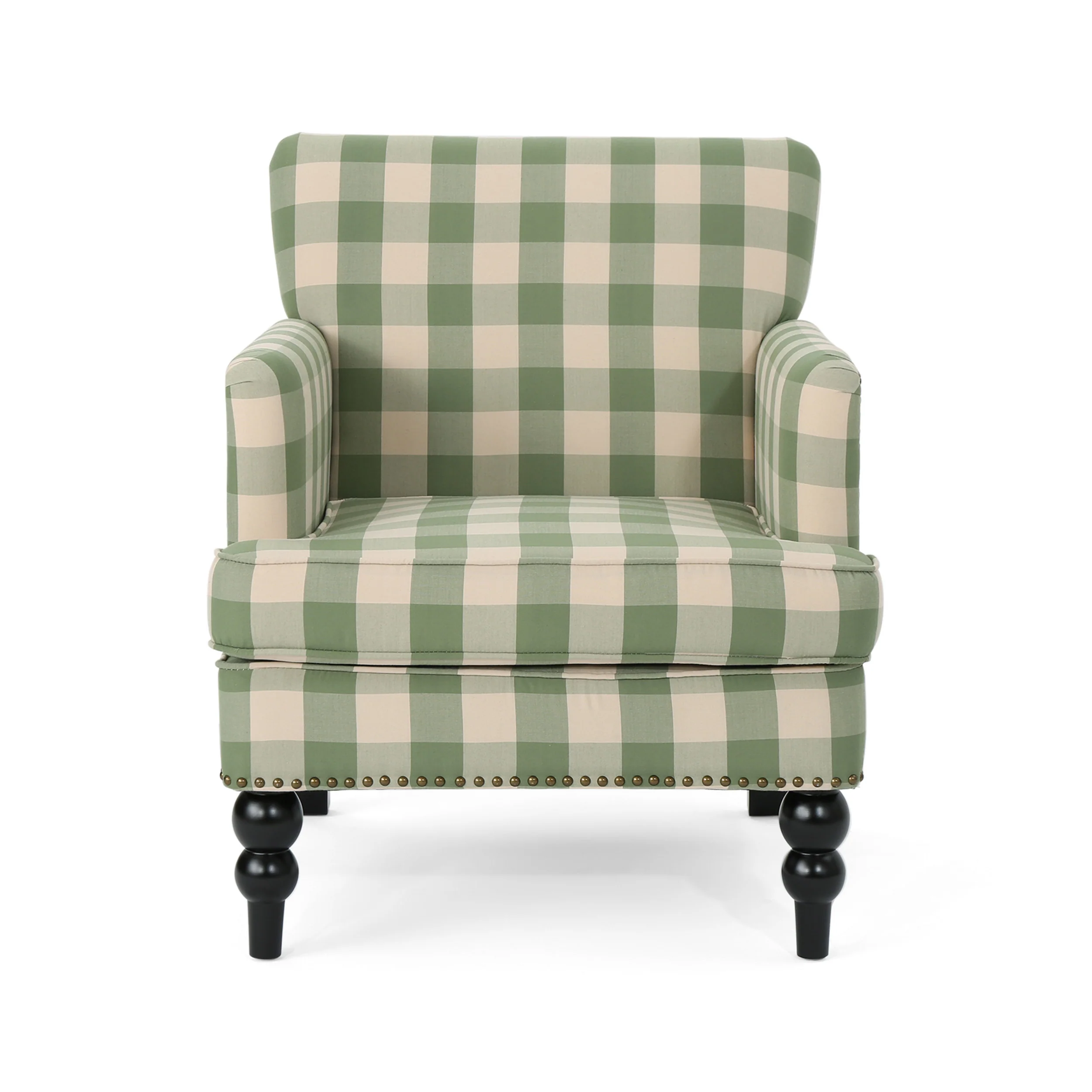 Eve Tufted Fabric Club Chair - furnishings