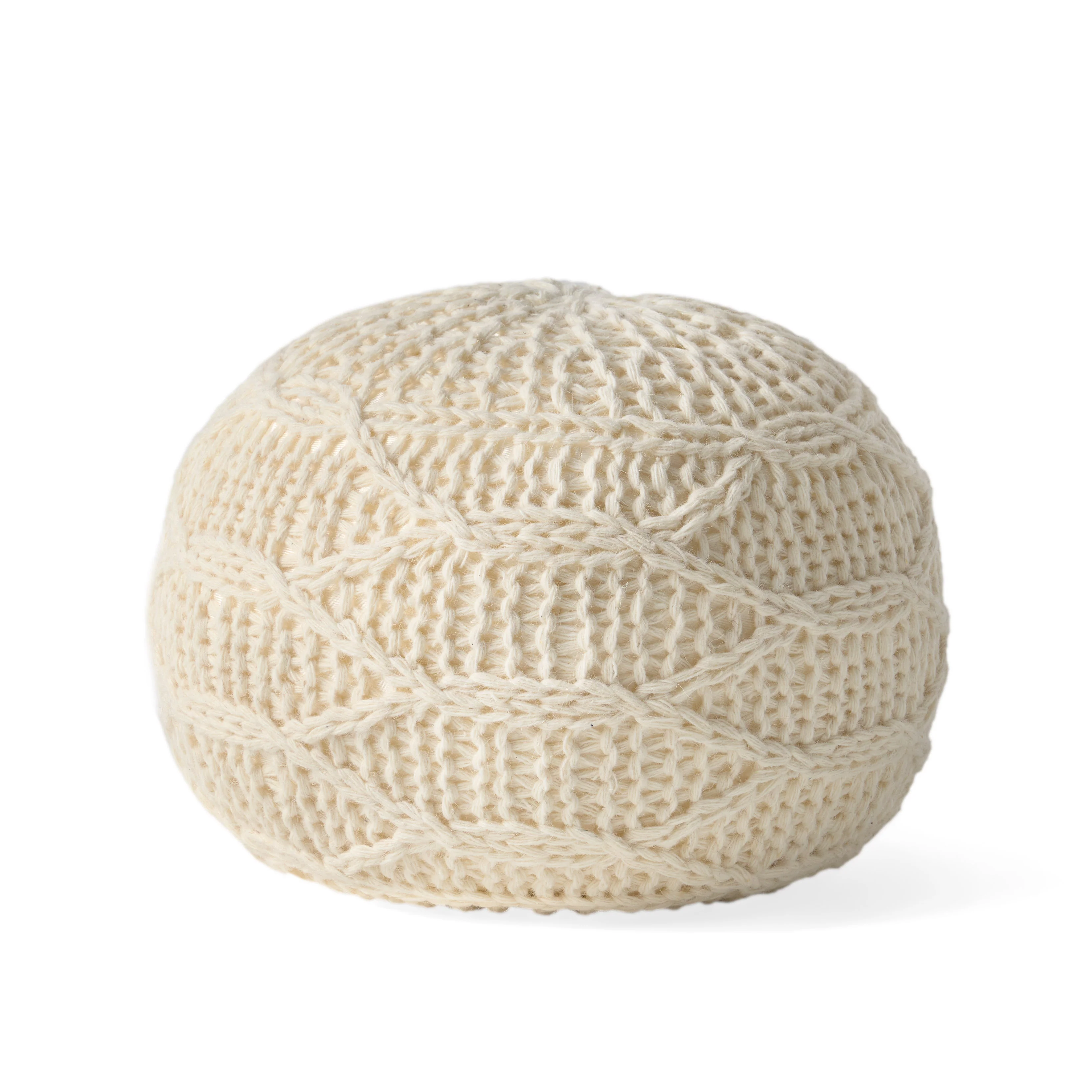 Biljon Handmade Boho Fabric Pouf - furnishings