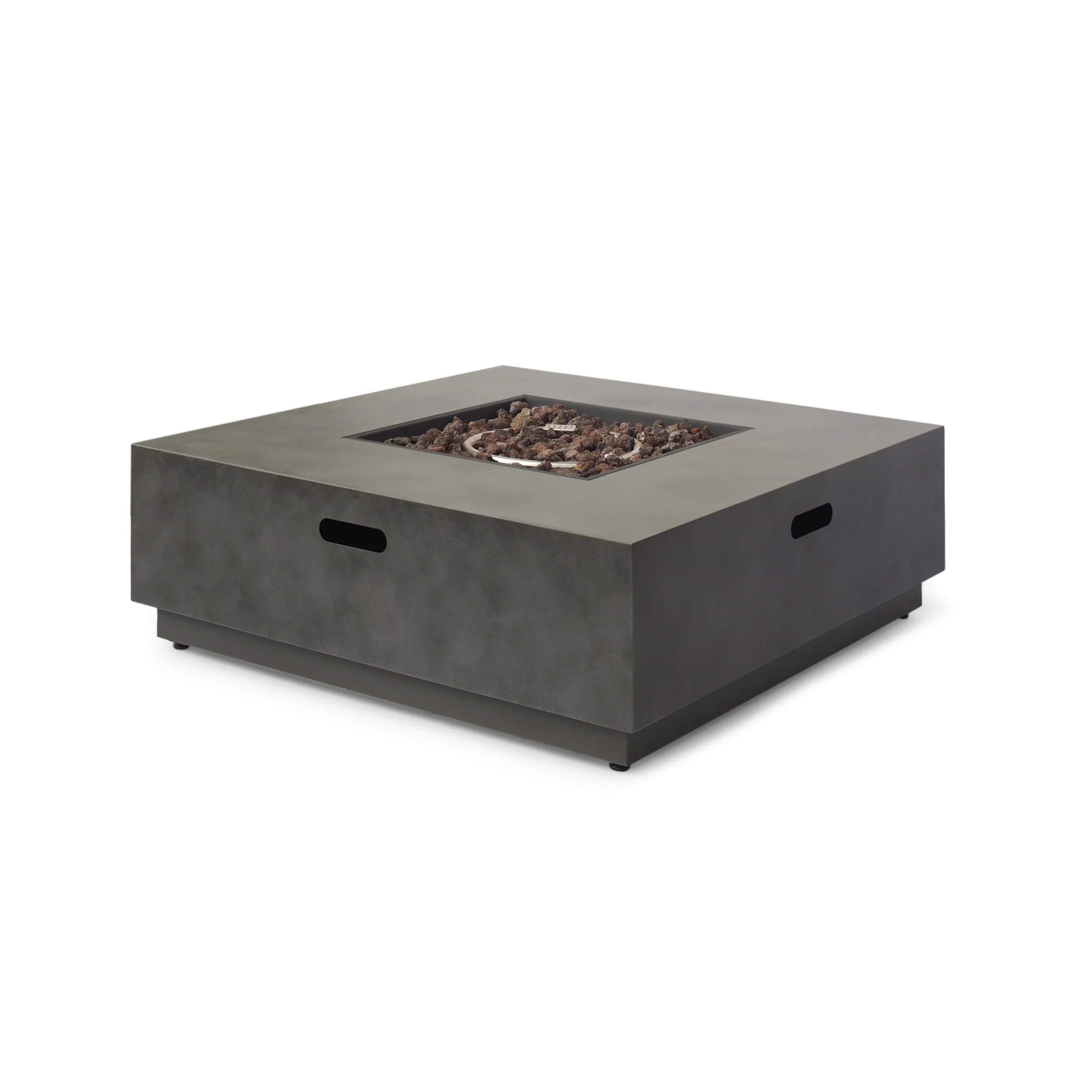 Jasmine Outdoor 50,000 BTU Square Fire Pit (No Tank Holder) - furnishings