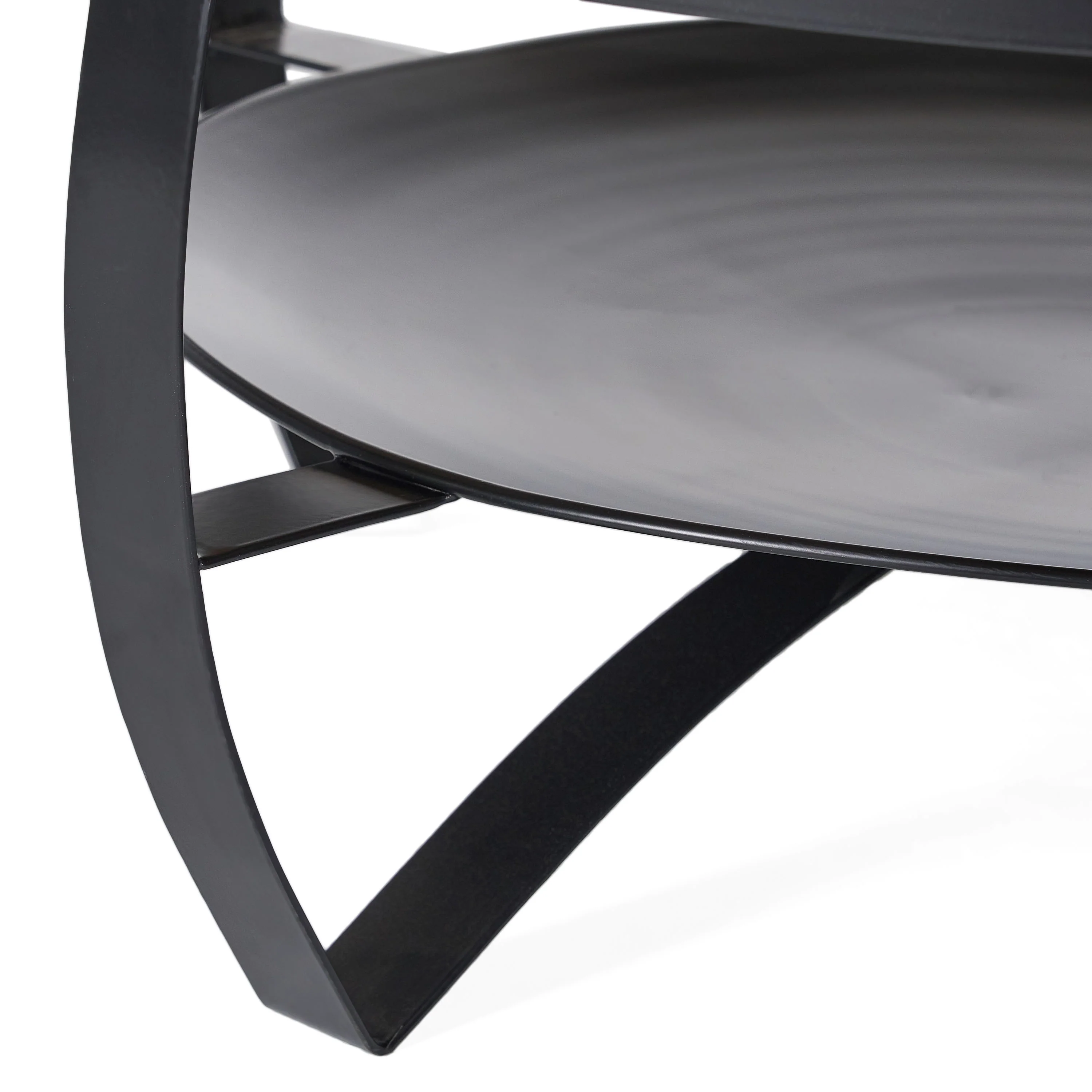 Oluwatomi Handcrafted Boho Mango Wood and Iron Coffee Table - furnishings
