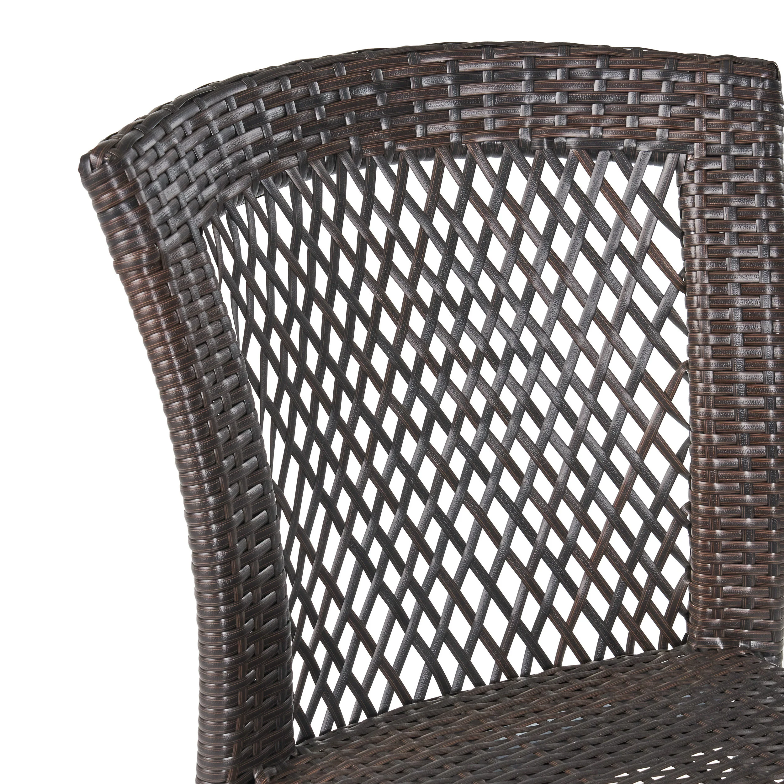Radley Outdoor 5 Piece Multi-brown Wicker Dining Set - furnishings