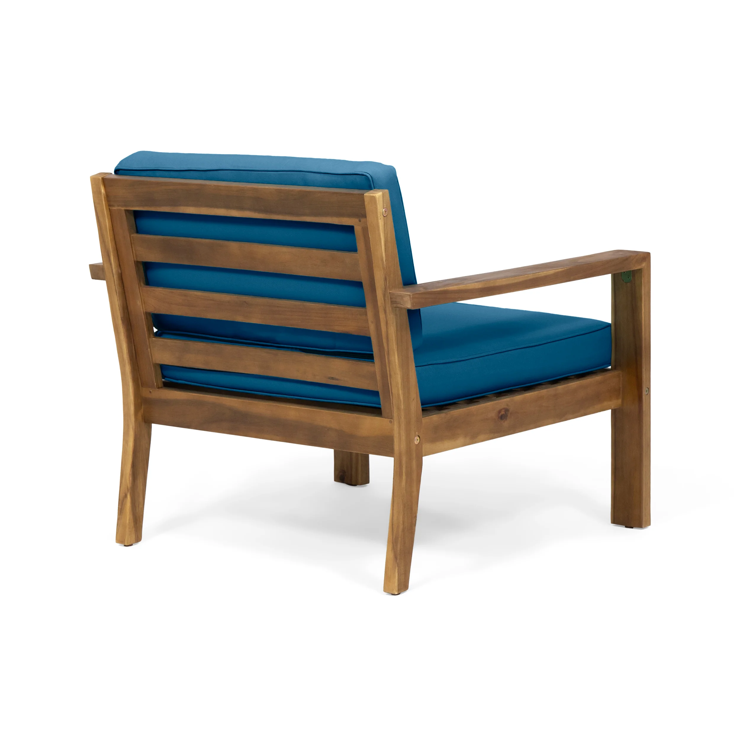 Gloria Outdoor 4 Seater Acacia Wood Chat Set with Cushions - furnishings