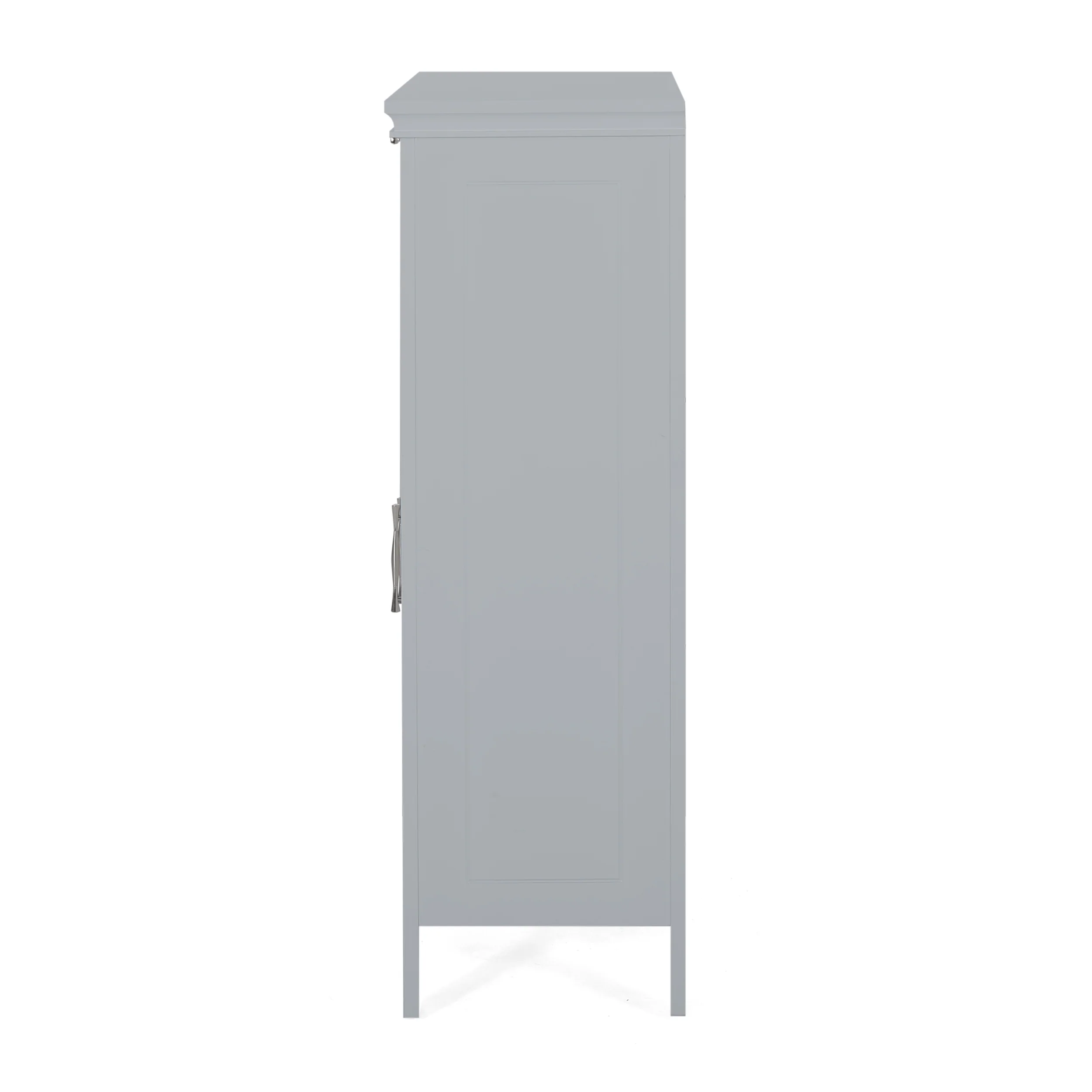 Meader Modern Bathroom 2 Door Floor Storage Cabinet with Drawer - furnishings