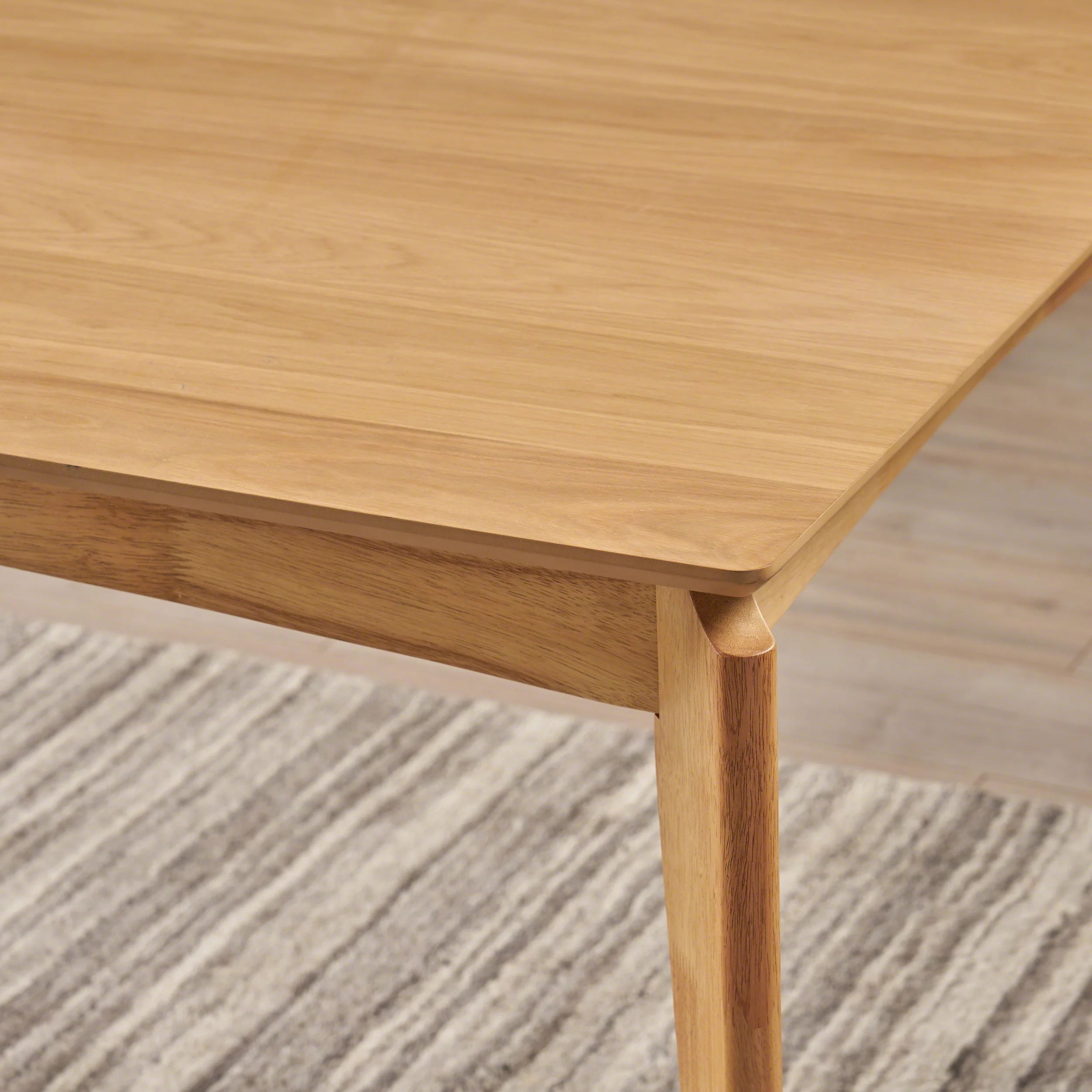 Laveer Mid Century Modern Wood Dining Table - furnishings