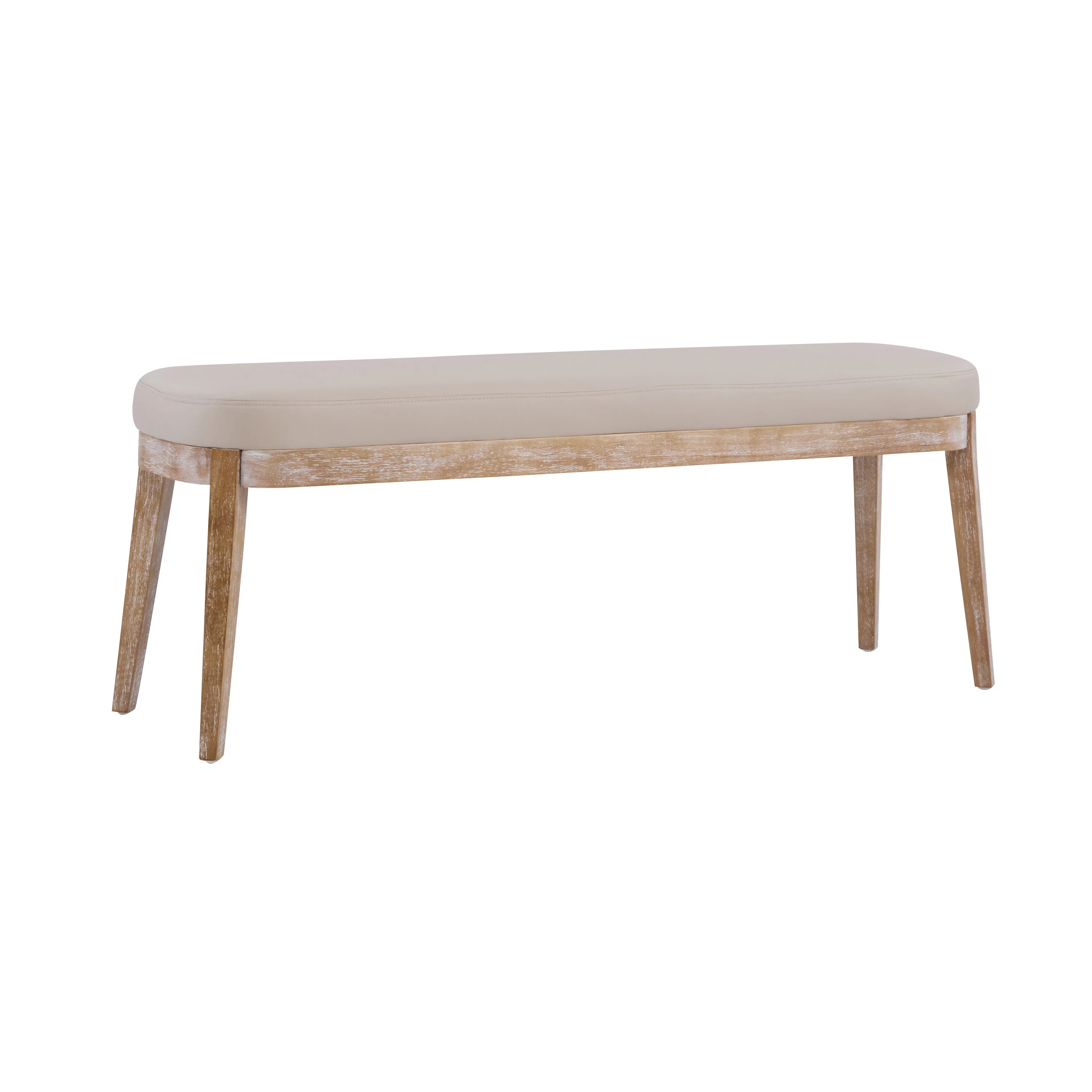Andromedo Modern Upholstered PU Leather Ottoman Bench - furnishings