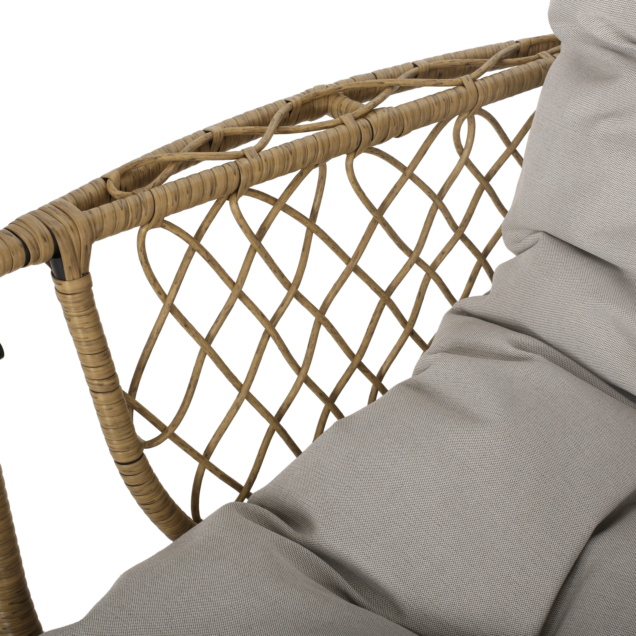 Primo Wicker Hanging Basket Chair (No Stand) - furnishings