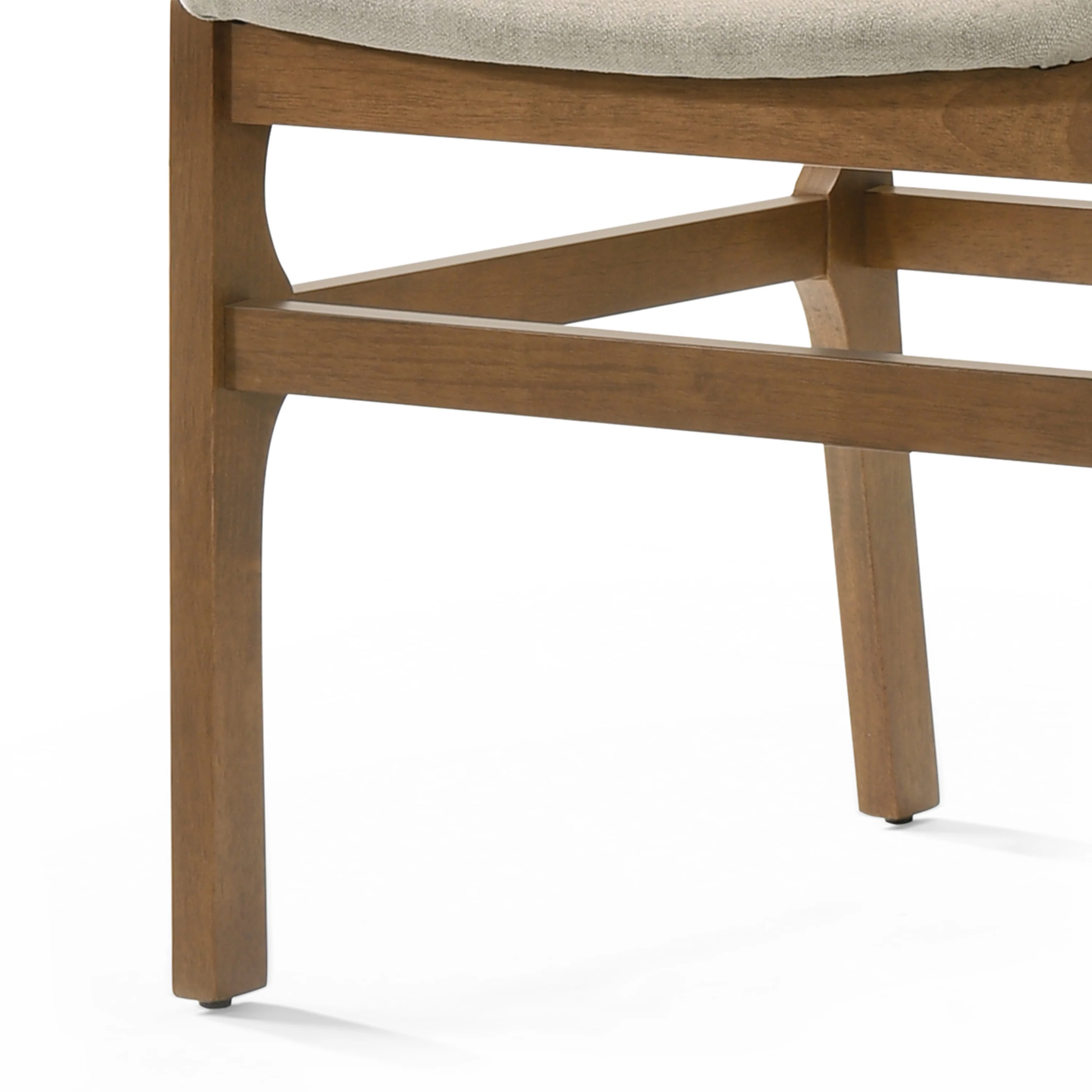 Galtin Contemporary Fabric Upholstered Wood Dining Chairs, Set of 6 - furnishings