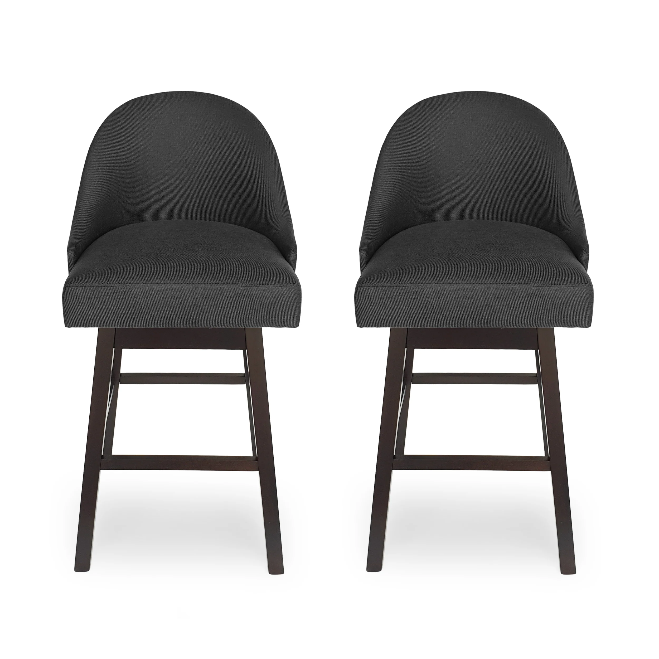 Andriel Modern Upholstered Swivel Bar Stool - furnishings