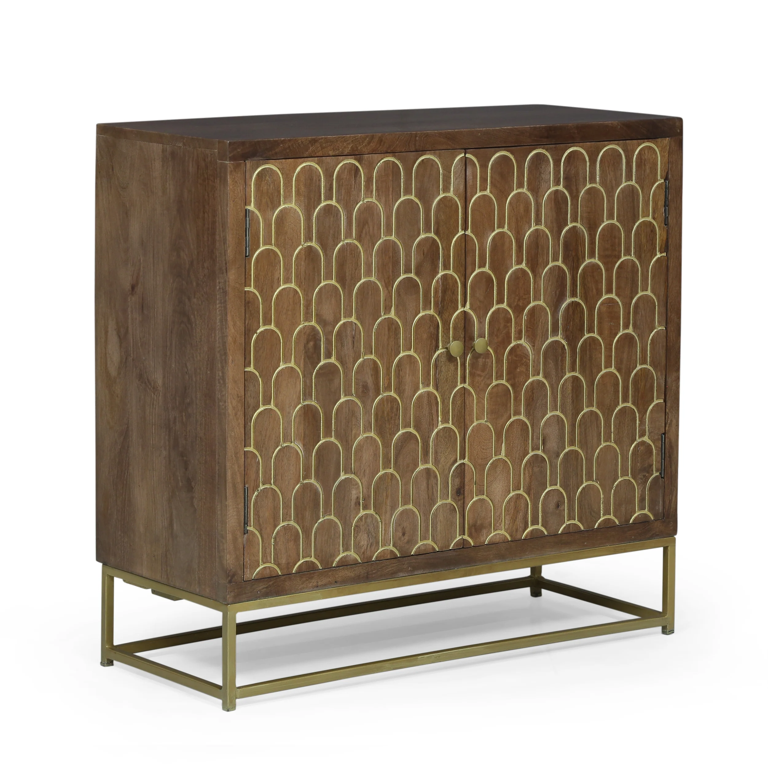 Javayah Contemporary Wooden 2 Door Cabinet - furnishings