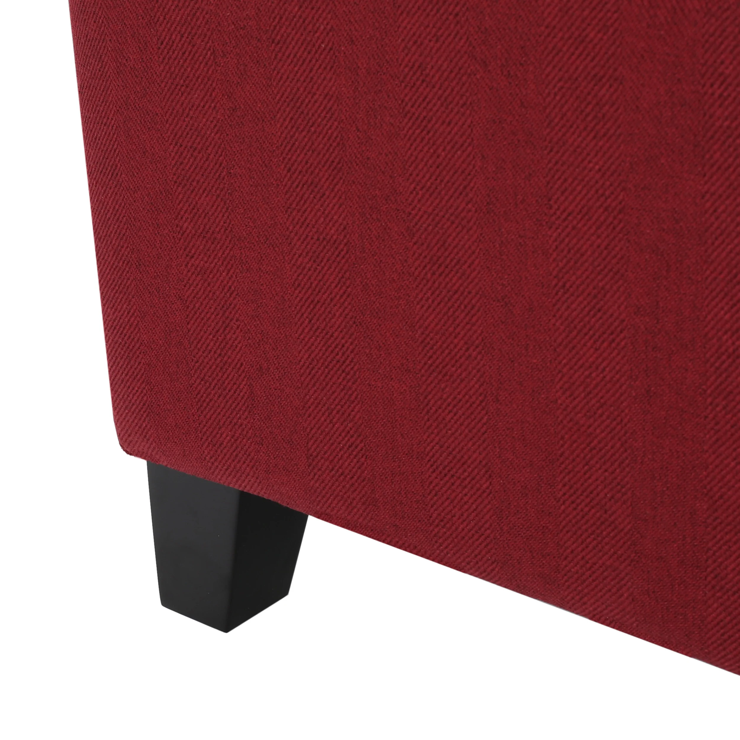 Brianna Rectangle Fabric Storage Ottoman Bench - furnishings
