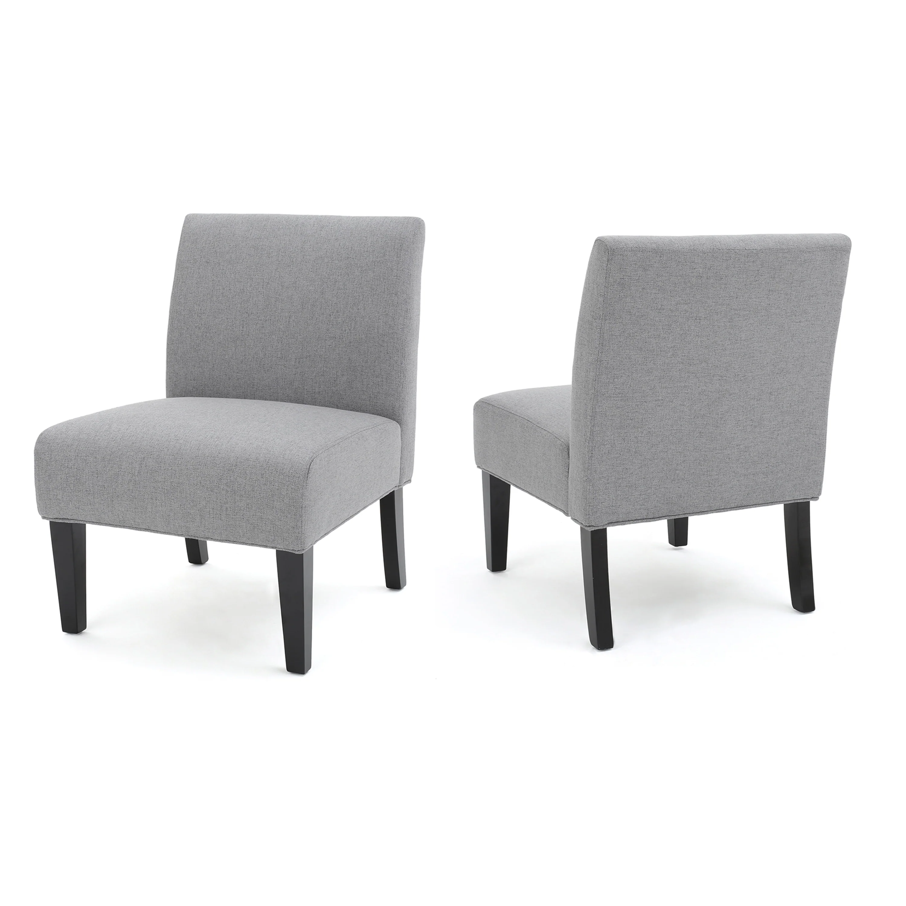 Kendal Contemporary Fabric Slipper Accent Chair - furnishings