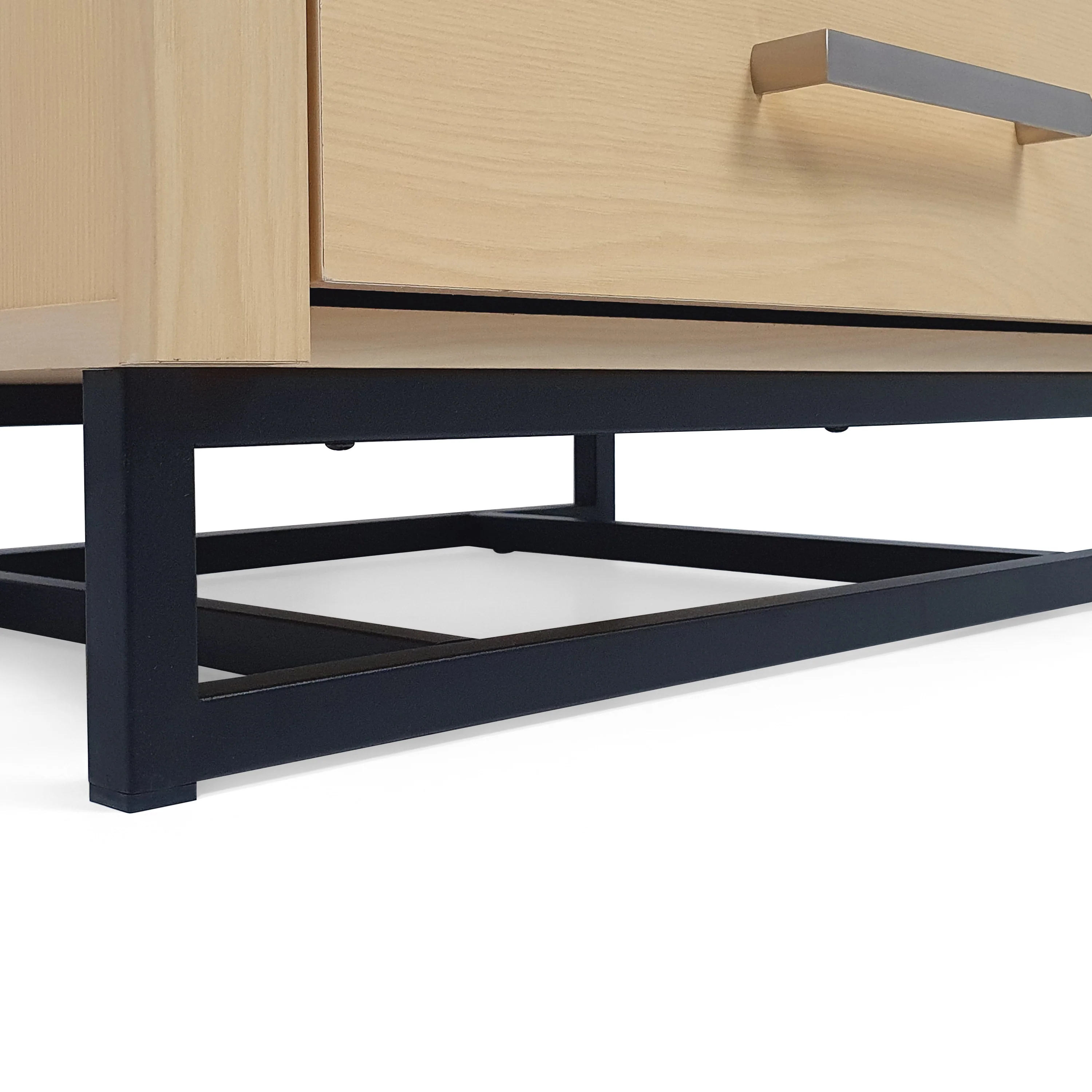 Borah Contemporary Faux Wood 2 Piece 4 Drawer Dresser and Nightstand Bedroom Set - furnishings