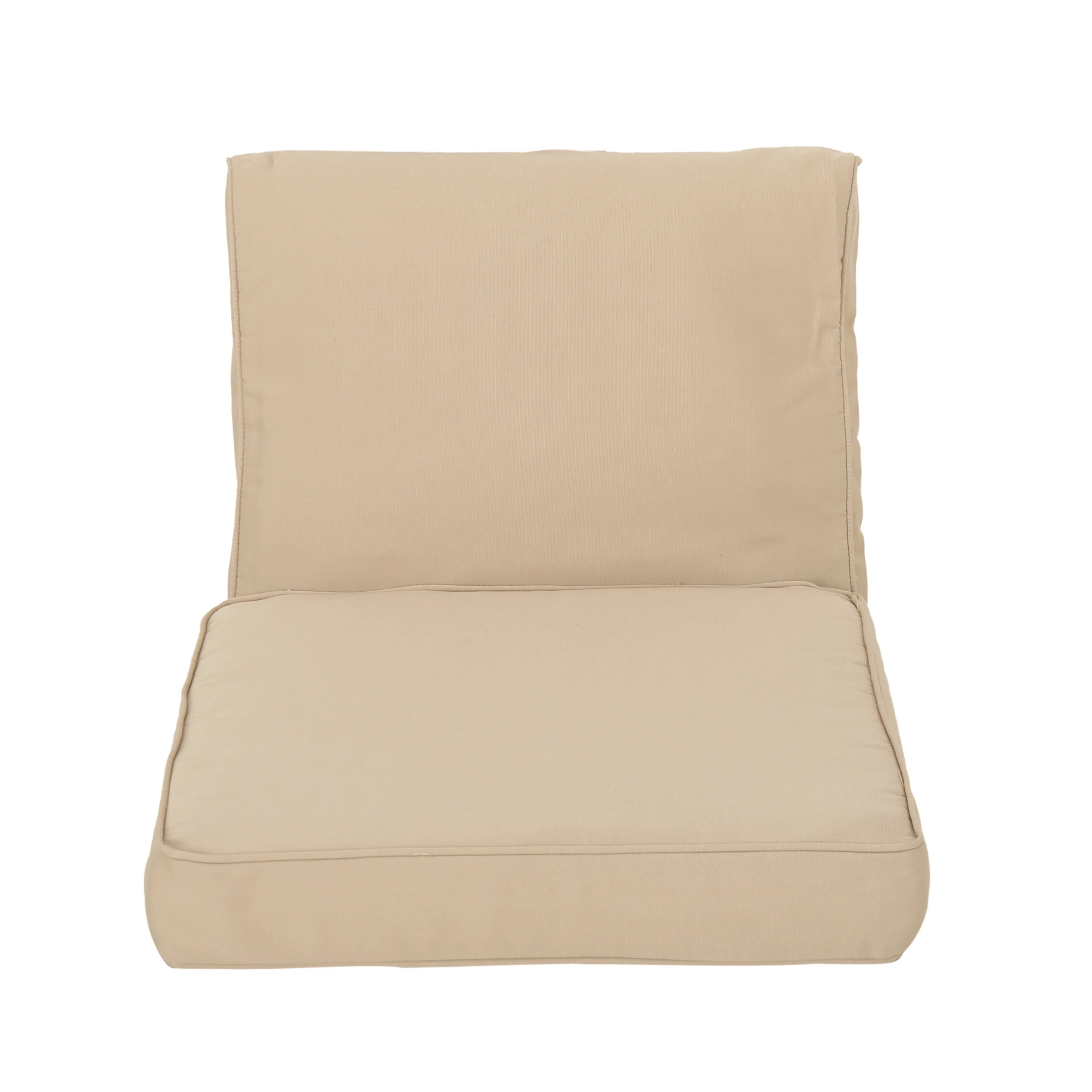 Atiyah Outdoor Water Resistant Fabric Club Chair Cushions with Piping - furnishings