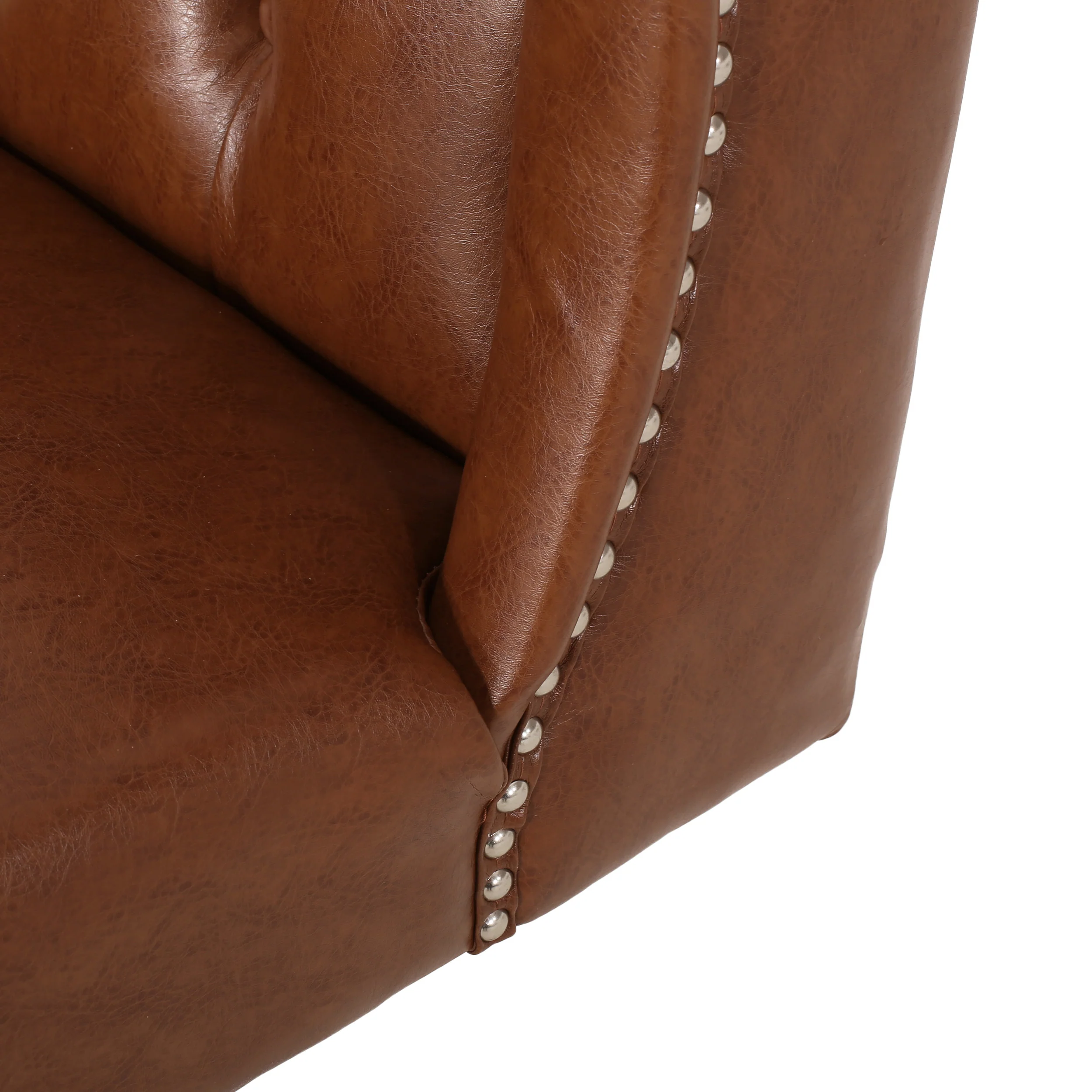 Amar Contemporary Wingback Tufted Swivel Office Chair - furnishings