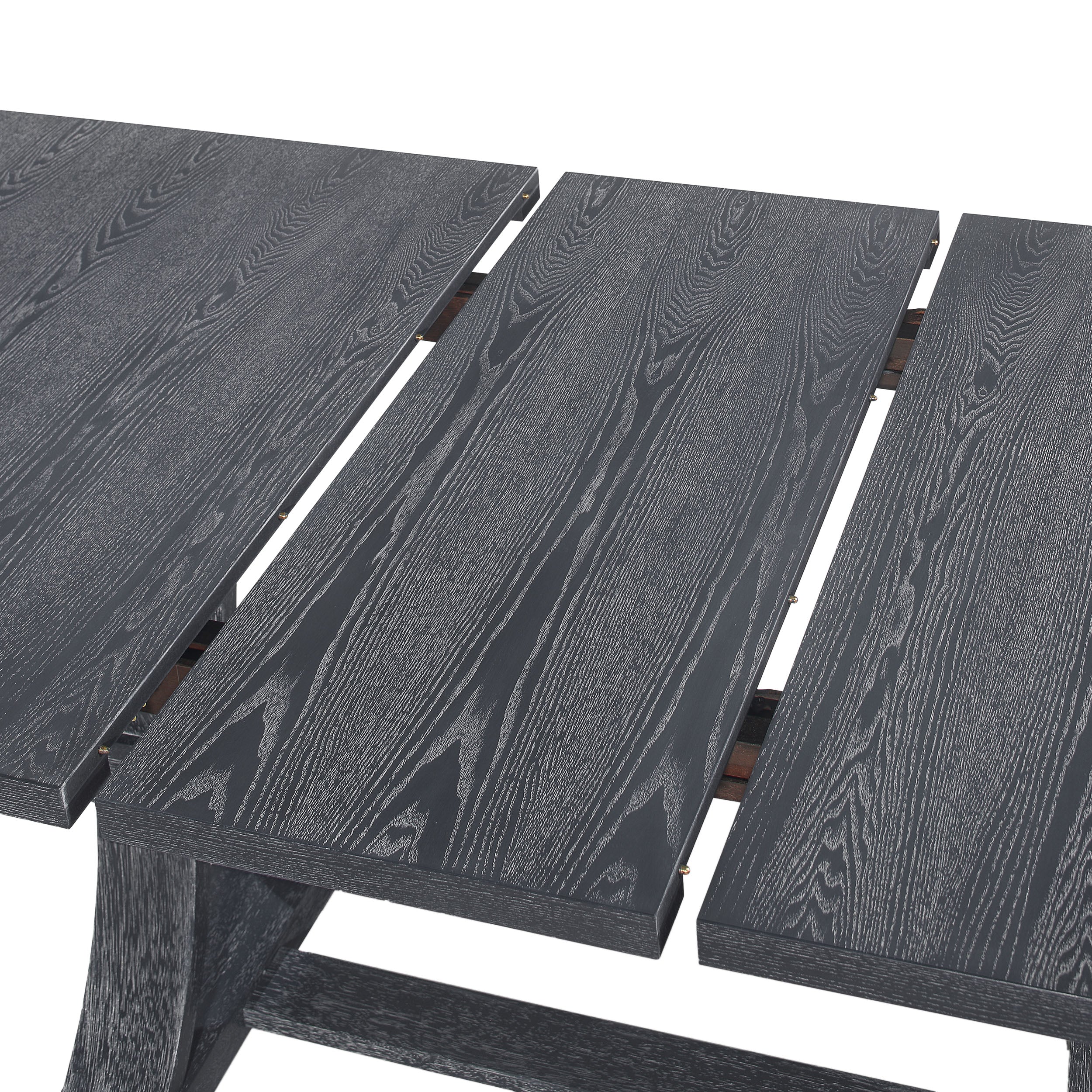Beckstrom French Country Wood 7-Piece Expandable Dining Set - furnishings