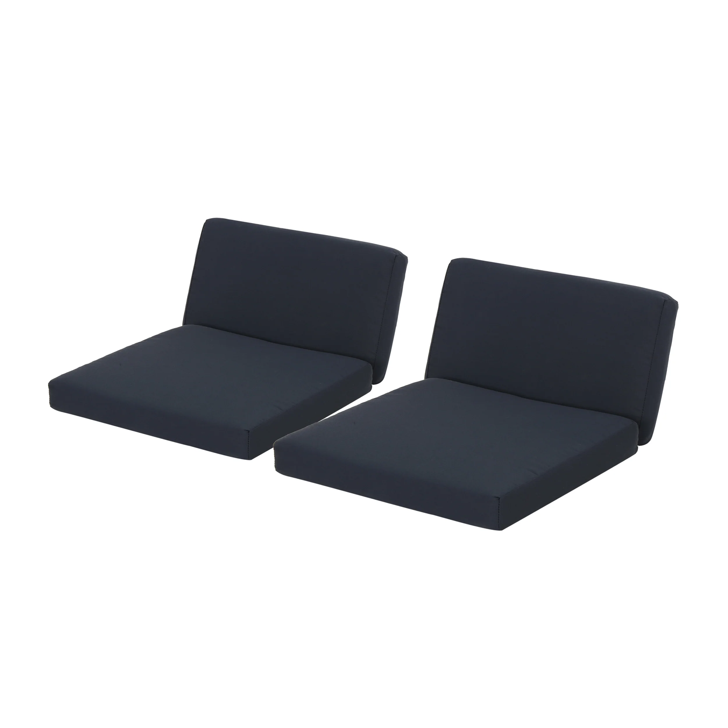 Illyria Outdoor Water Resistant Fabric Club Chair Cushions (Set of 2) - furnishings