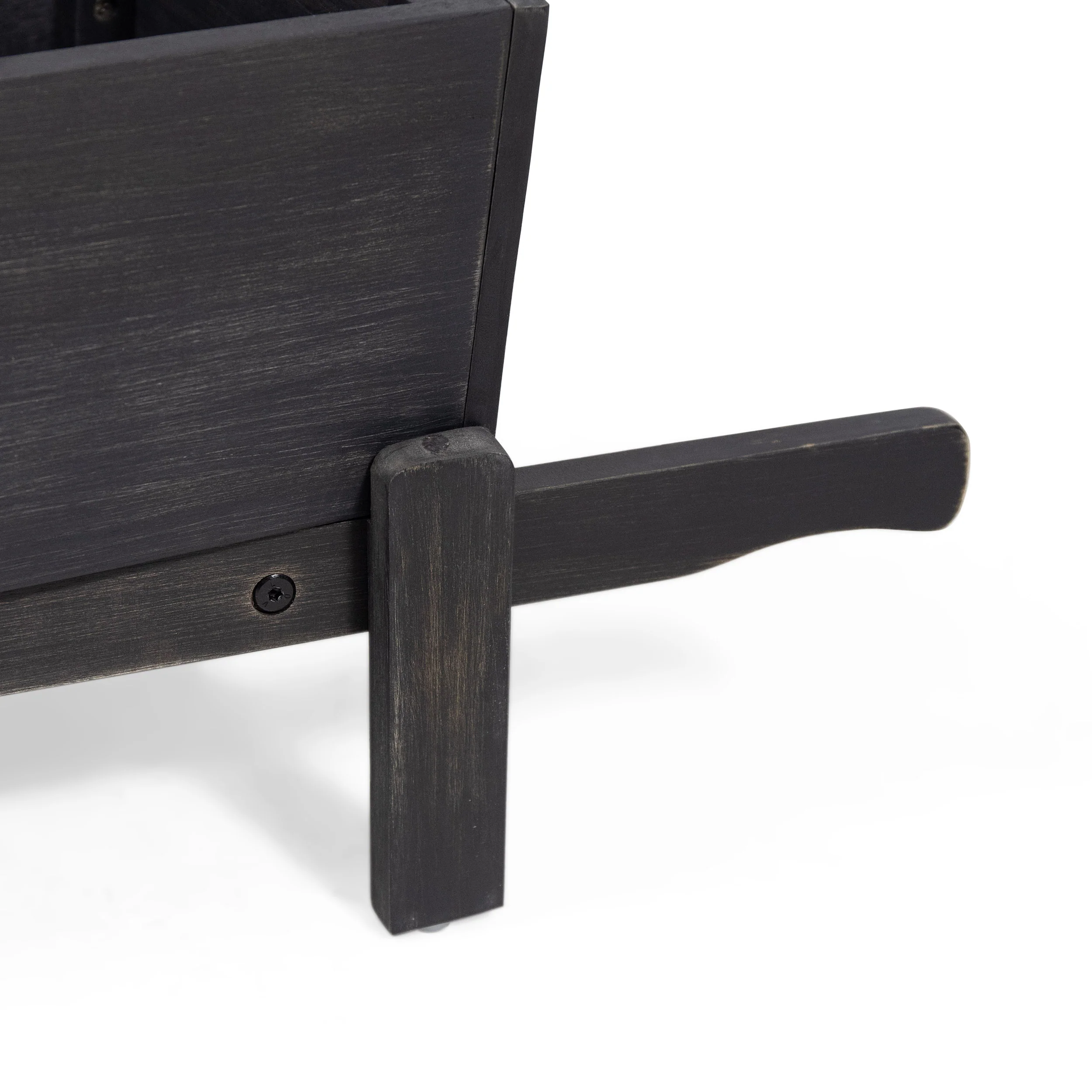 Acworth Outdoor Acacia Wood Wheelbarrow Planter - furnishings