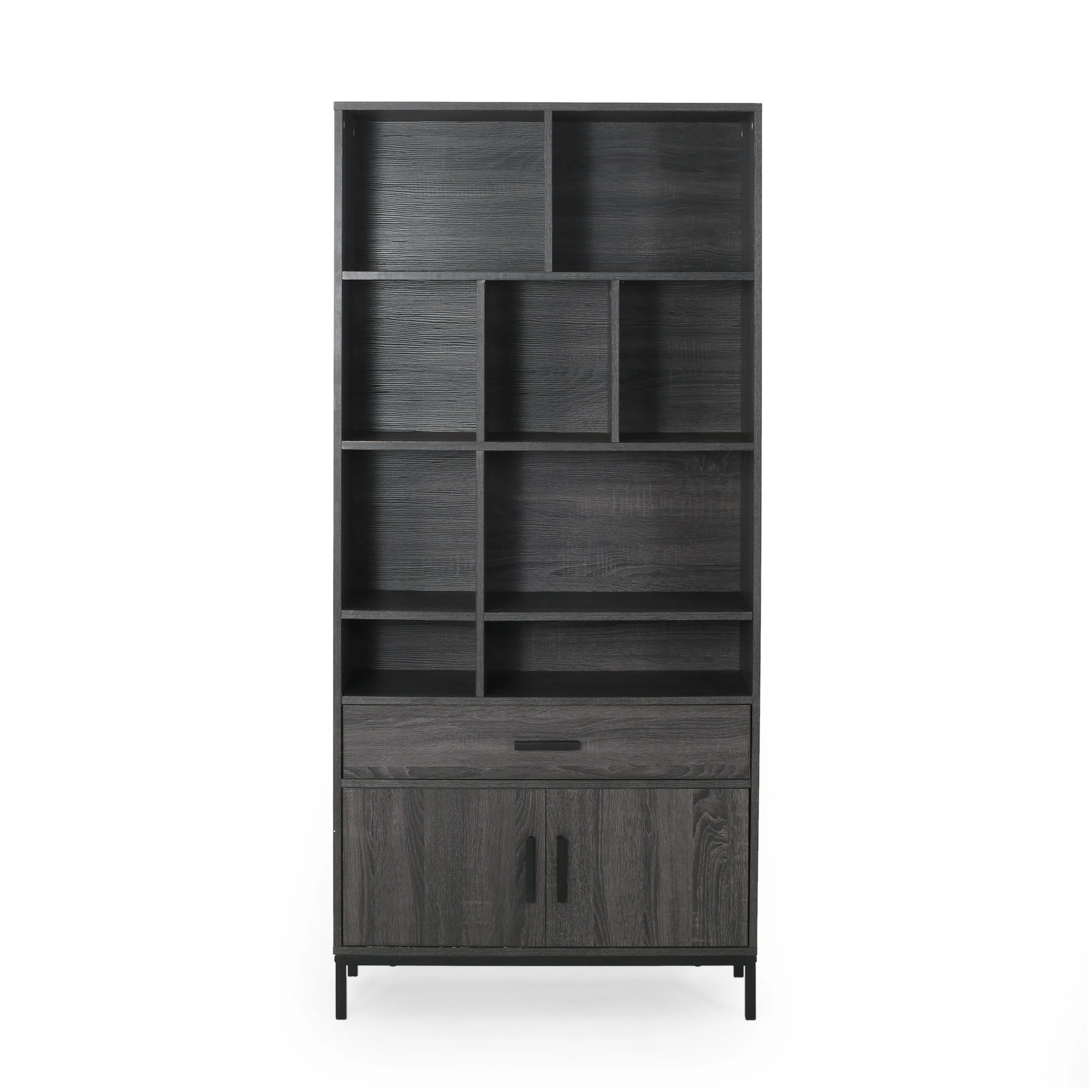 Yelianny Bookcase With Storage Cabinet & Drawer - furnishings