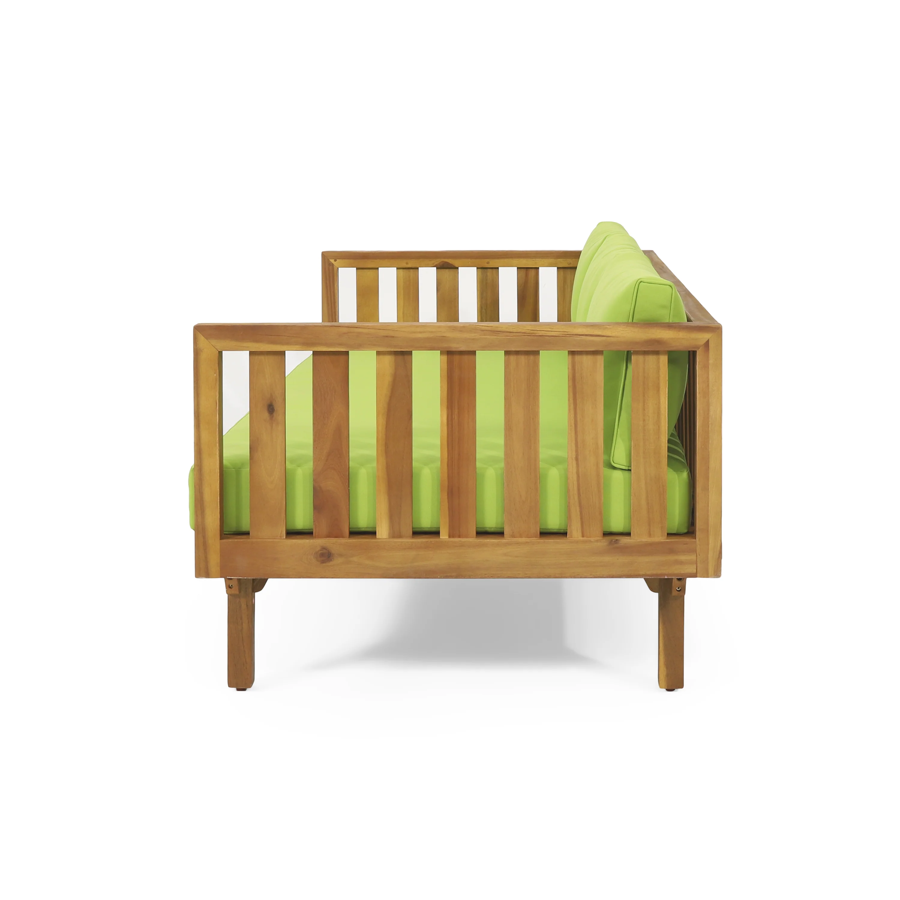 Bordeaux Outdoor 3 Seater Acacia Wood Daybed - furnishings