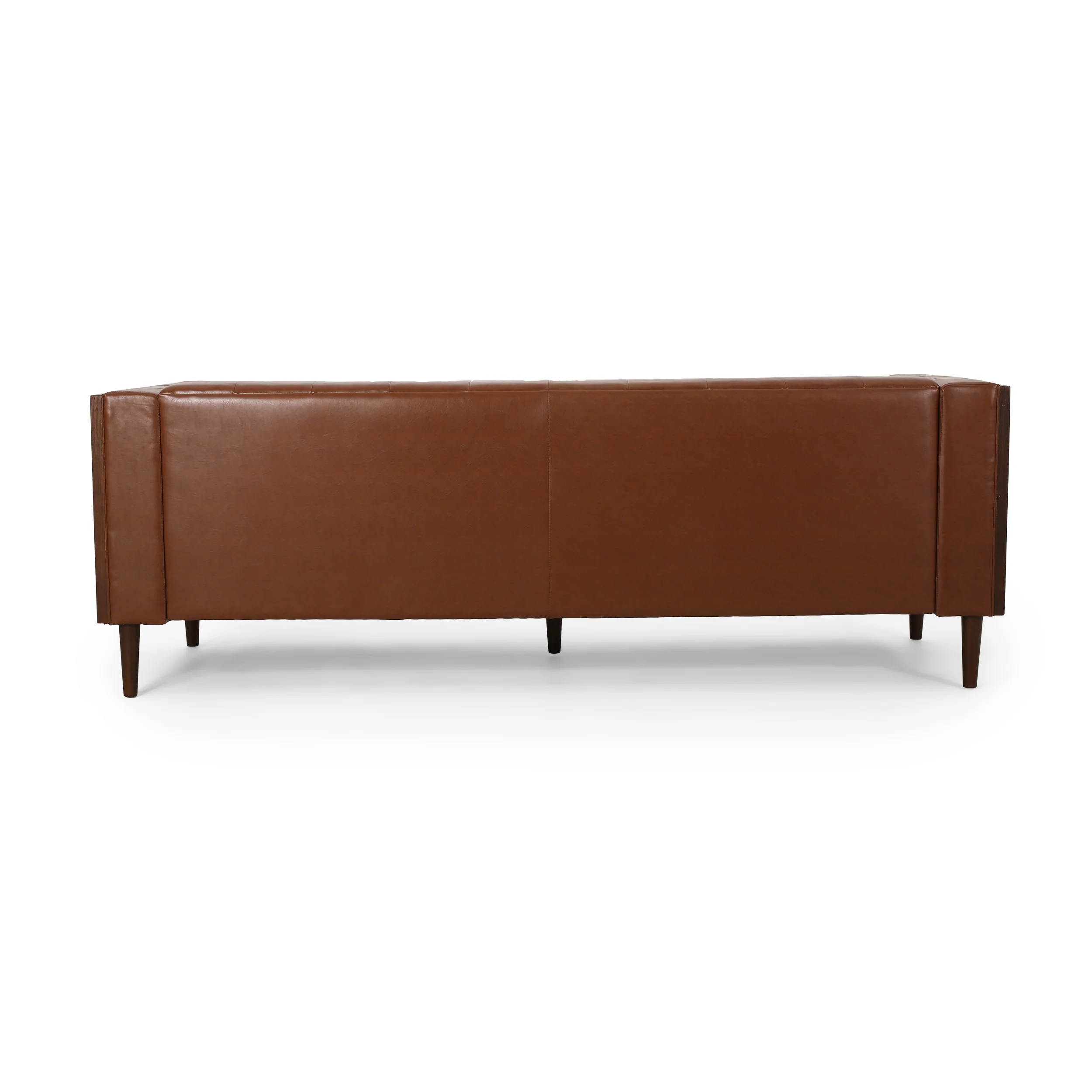 Neilan Contemporary Tufted Deep Seated Sofa with Accent Pillows - furnishings