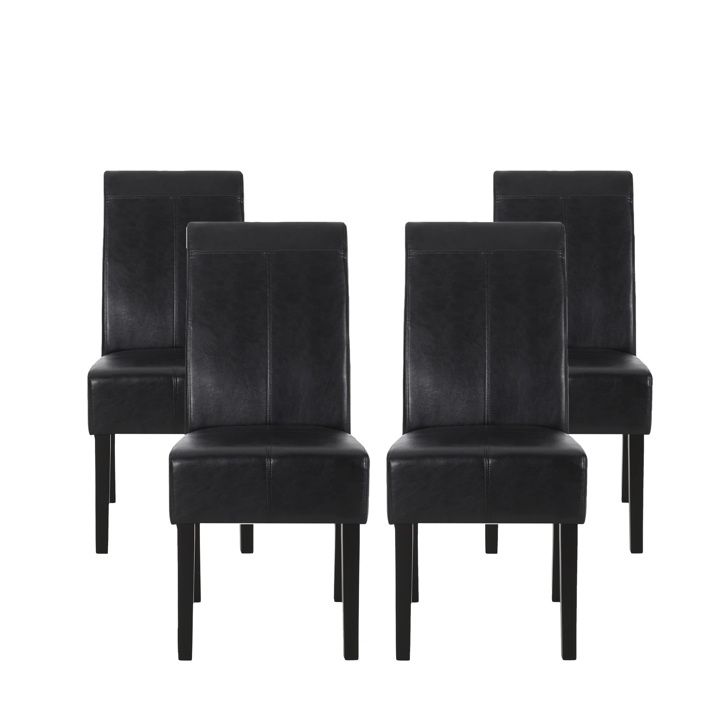 Percival Contemporary Upholstered T-Stitch Dining Chairs, Set of 4 - furnishings