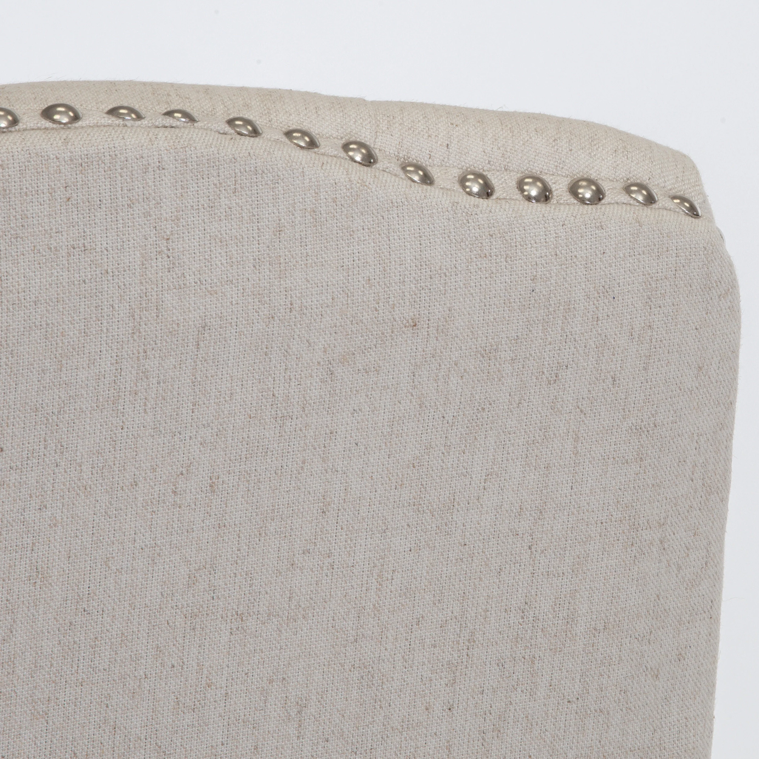 Jolie Traditional Button Tufted Fabric Dining Chairs with Curved Legs (Set of 2) - furnishings