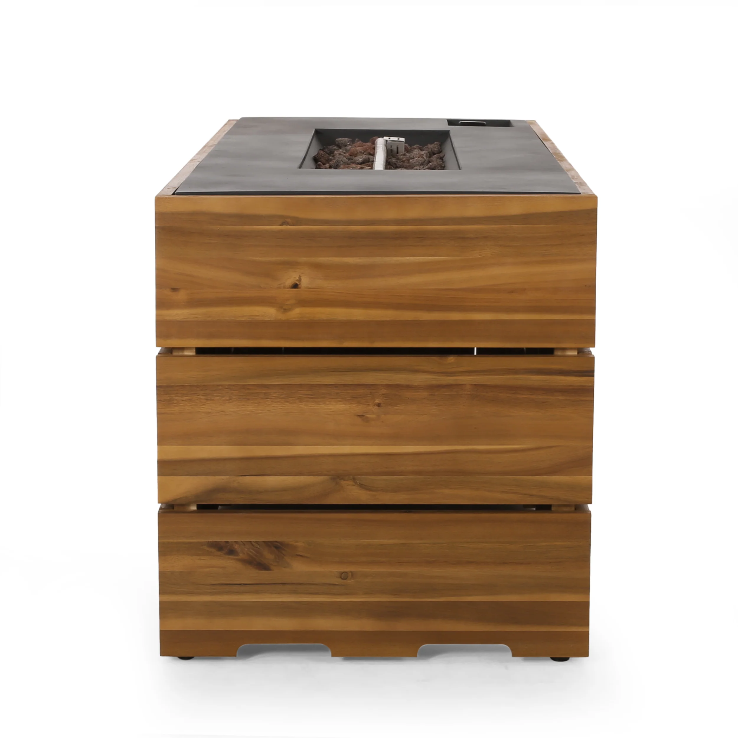 Moloney Outdoor 40,000 BTU Rectangle Fire Pit - furnishings