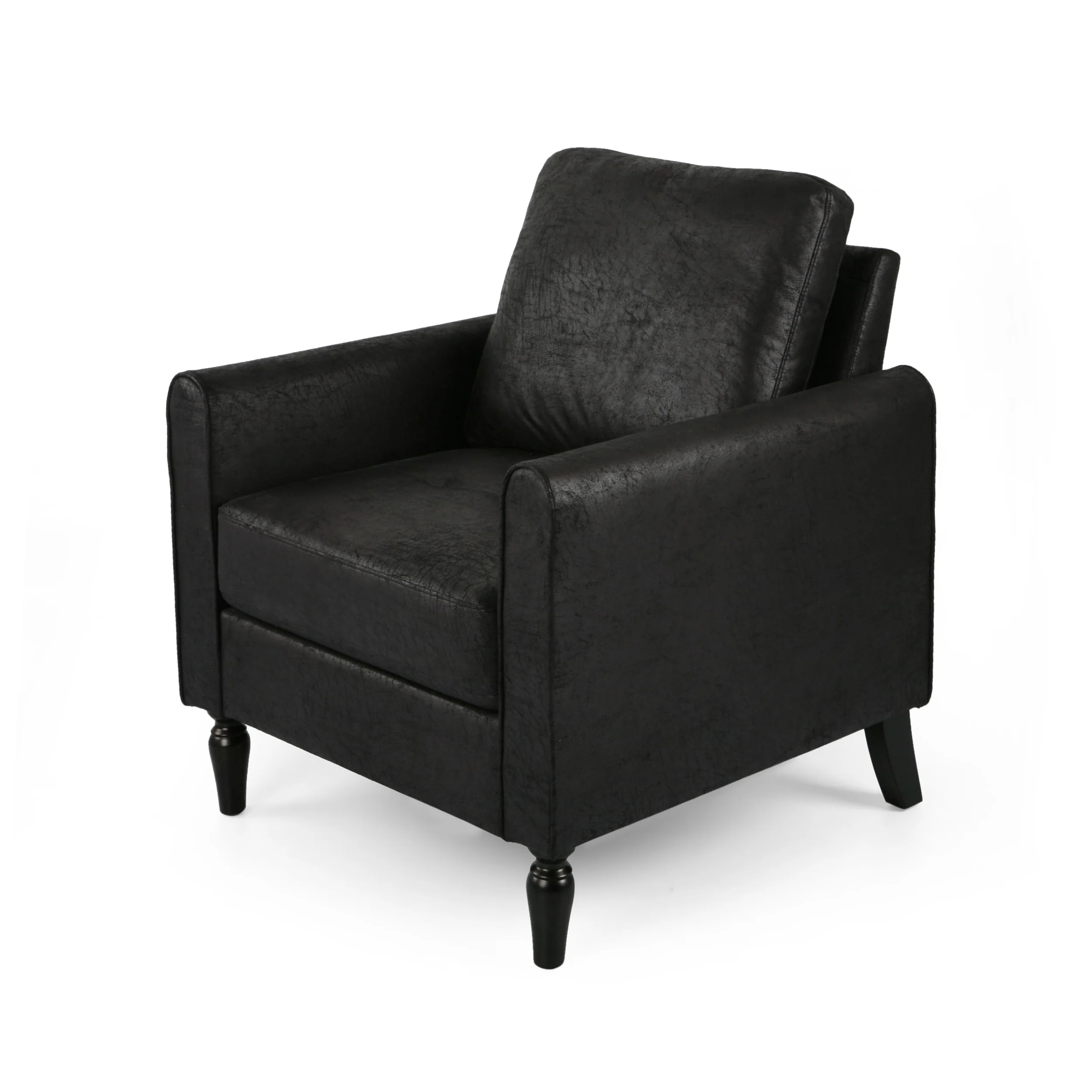 Xyan Contemporary Club Chair with Plush Microfiber Cushions - furnishings