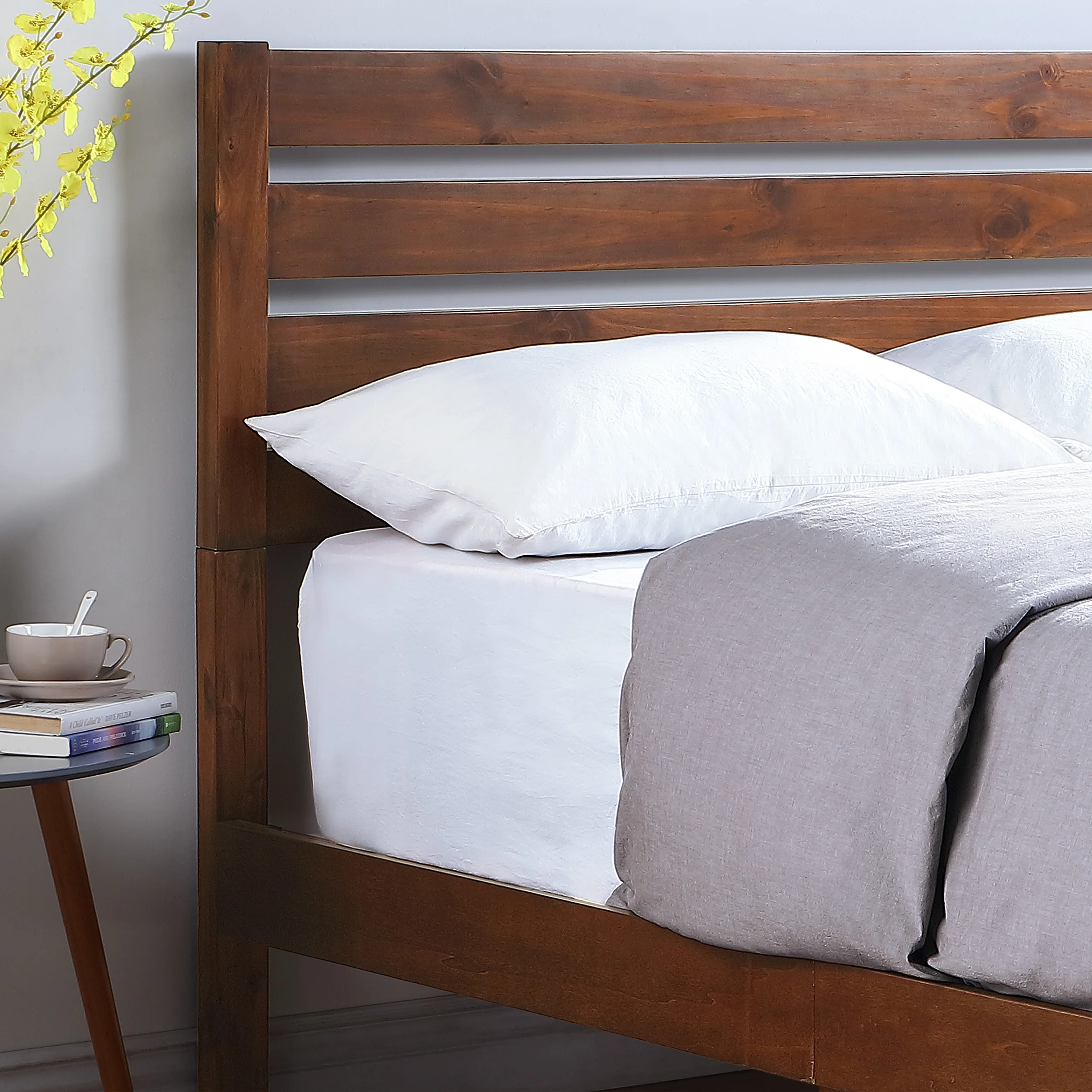 Kenley Queen Size Bed with Headboard - furnishings