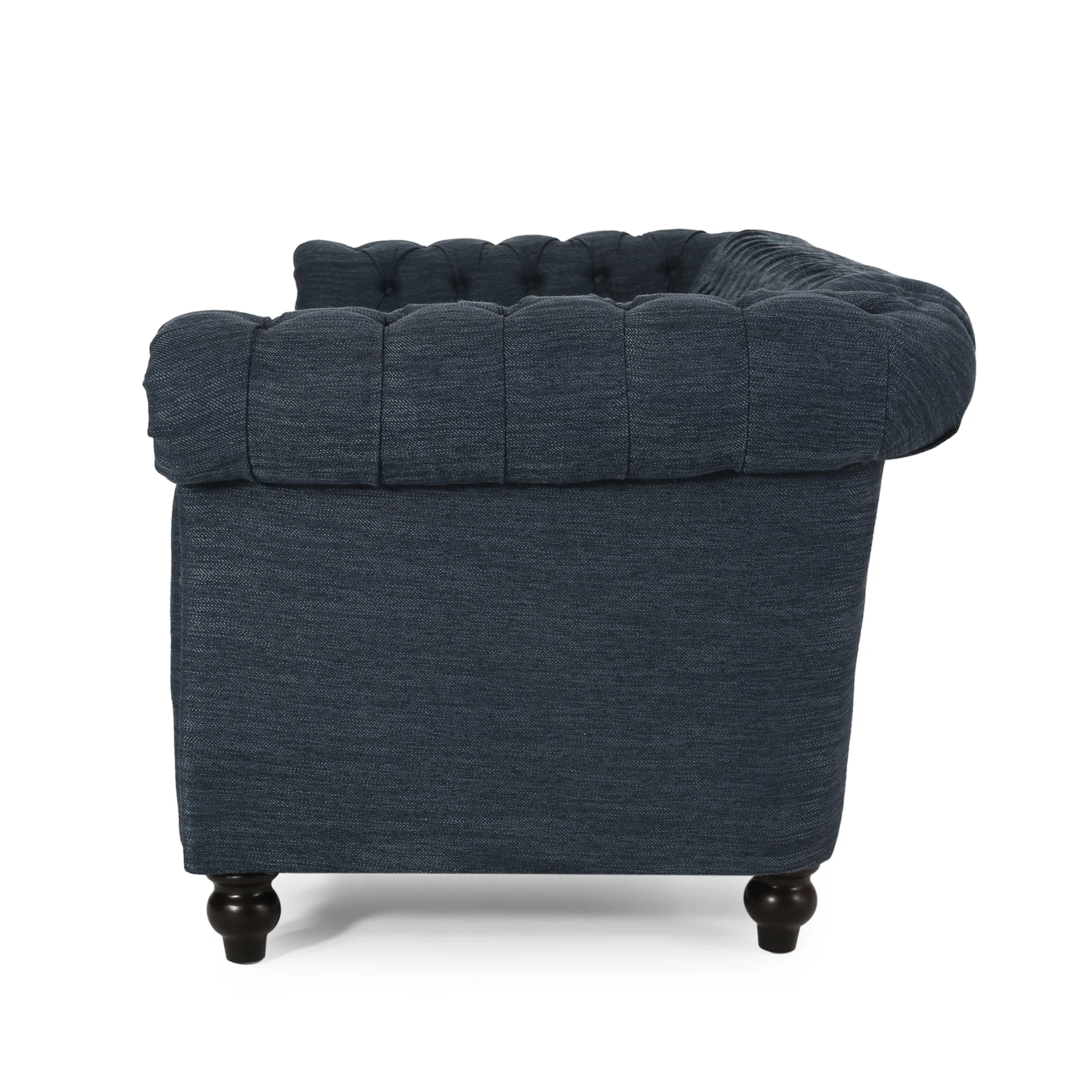 Adetokunbo Tufted Chesterfield Fabric 3 Seater Sofa - furnishings